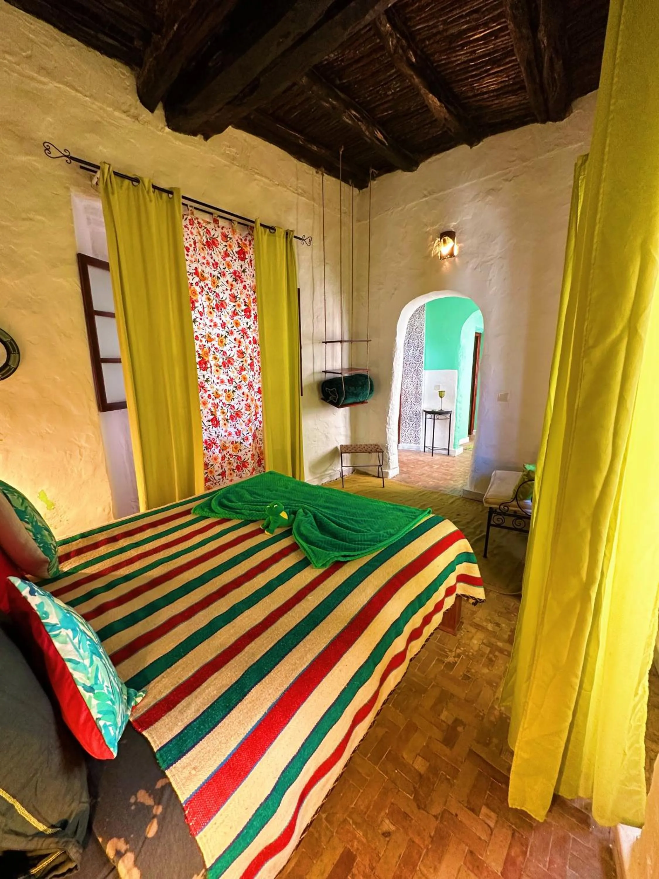 Bed in Les Terrasses d'Essaouira - Yoga Studio