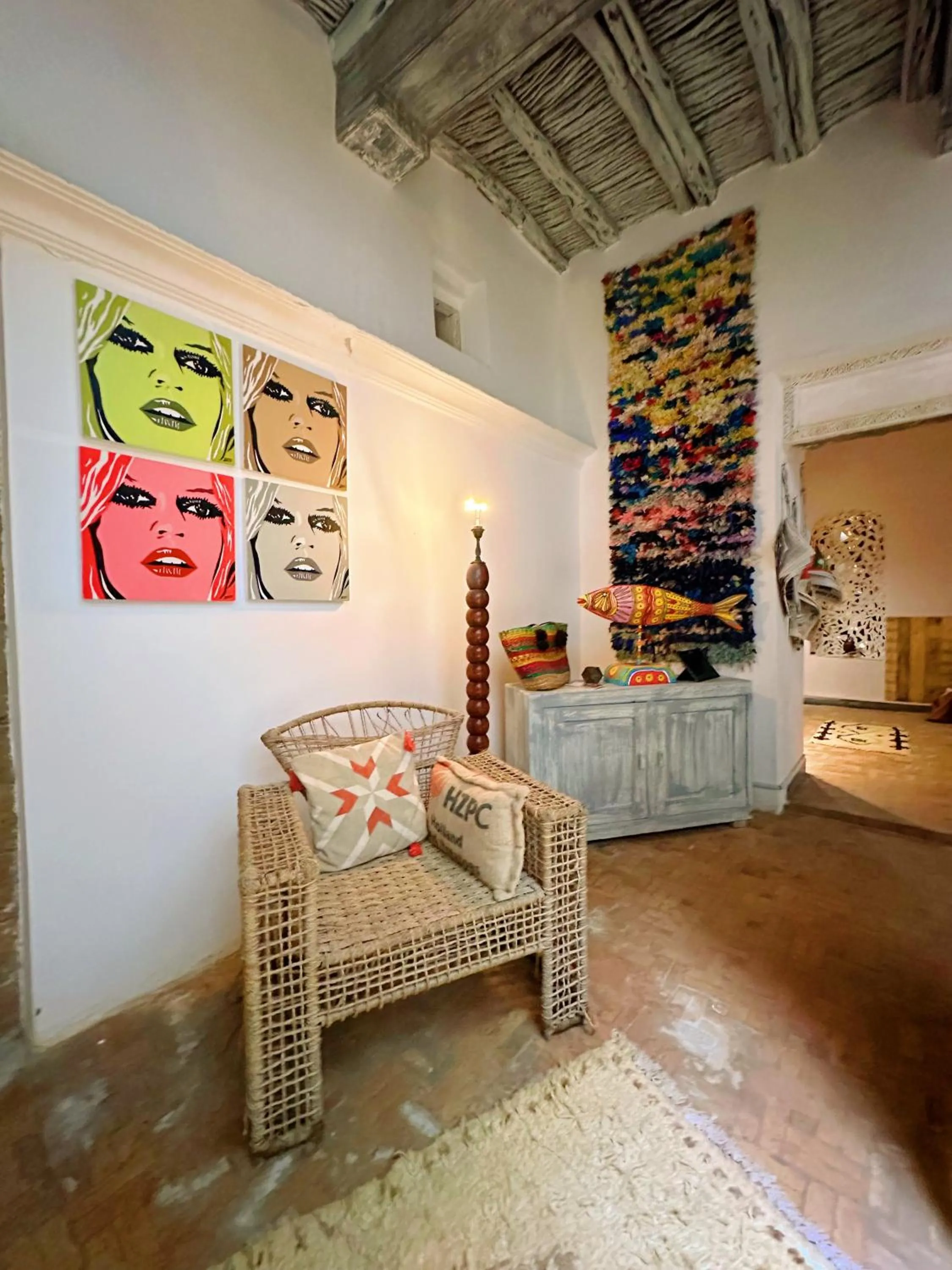 Living room in Les Terrasses d'Essaouira - Yoga Studio