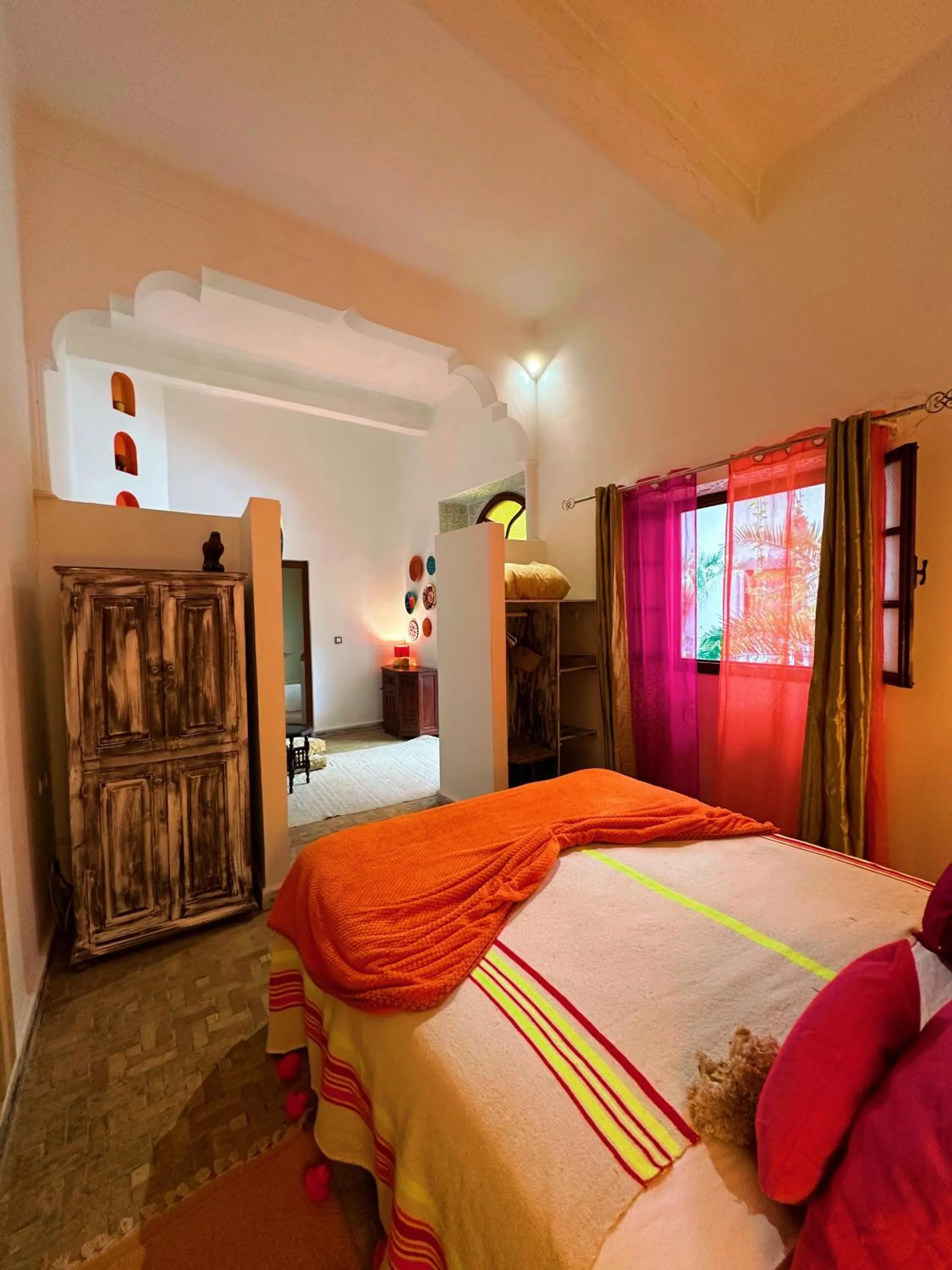 Bed in Les Terrasses d'Essaouira - Yoga Studio