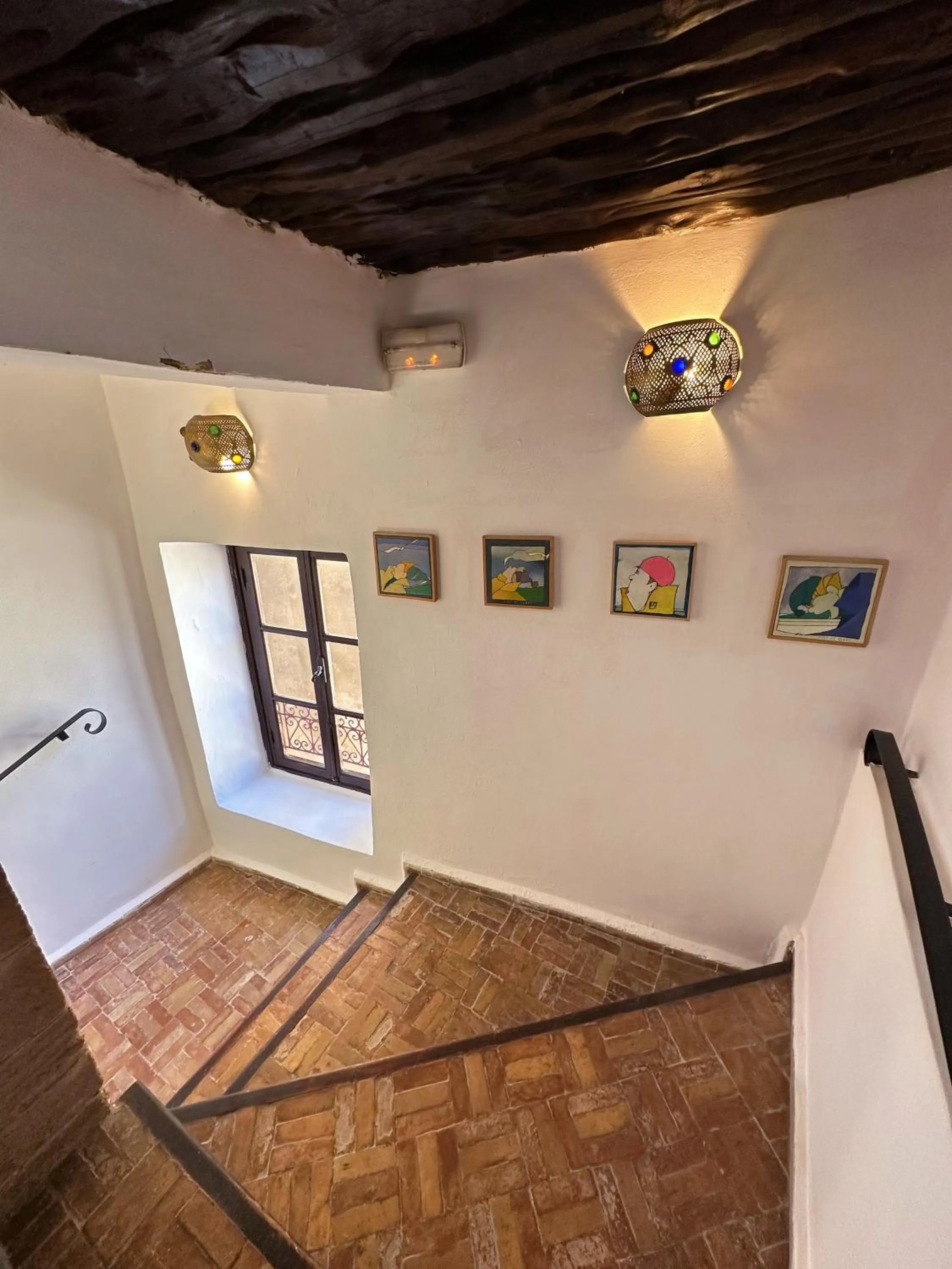 Decorative detail in Les Terrasses d'Essaouira - Yoga Studio