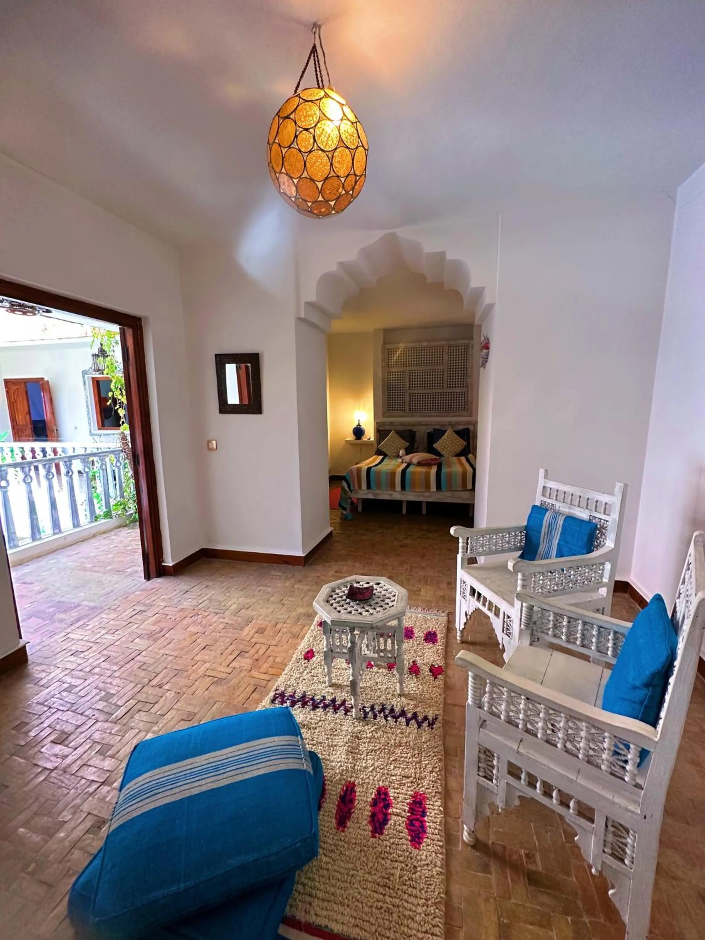 Bed in Les Terrasses d'Essaouira - Yoga Studio