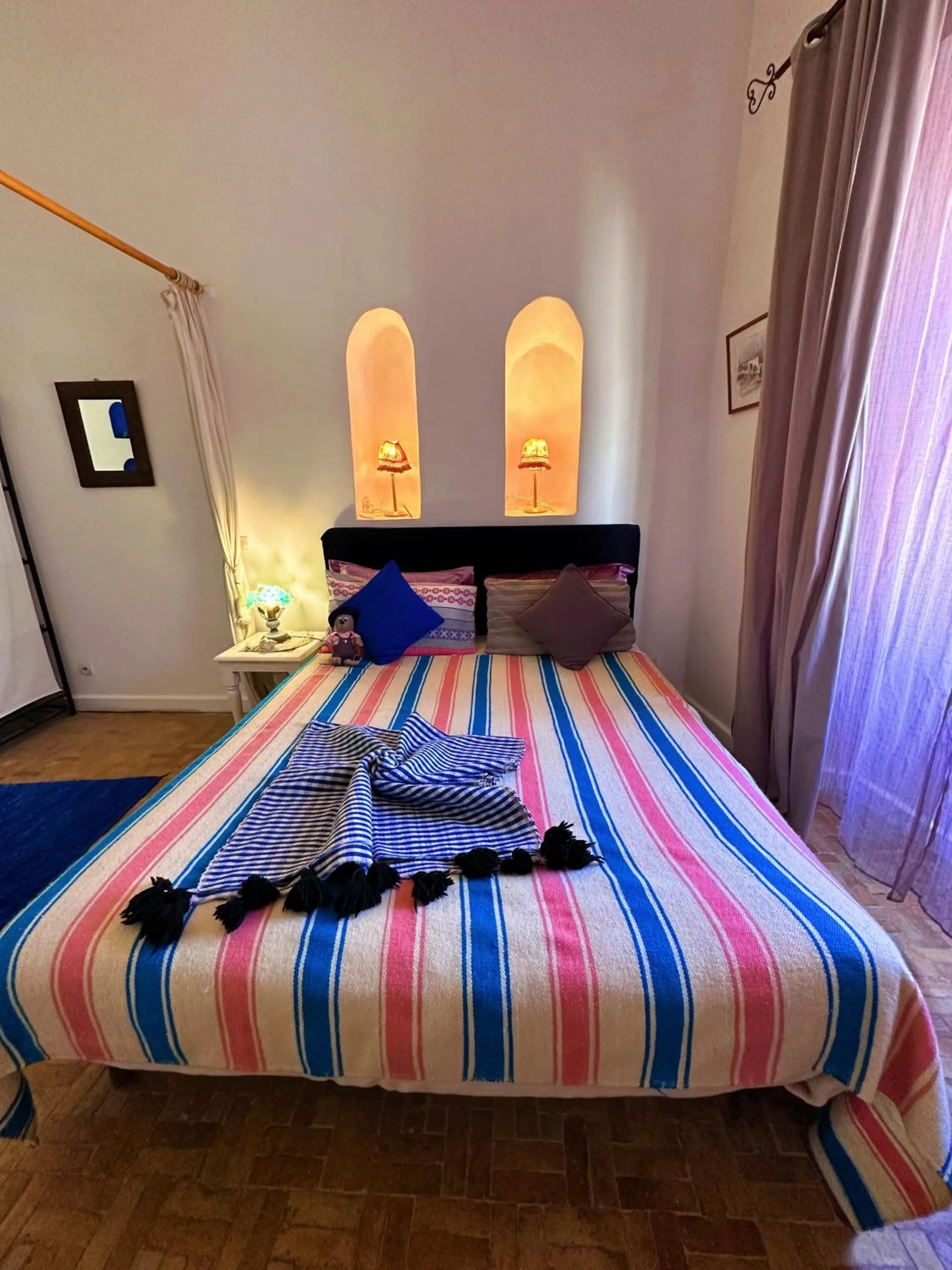 Bed in Les Terrasses d'Essaouira - Yoga Studio