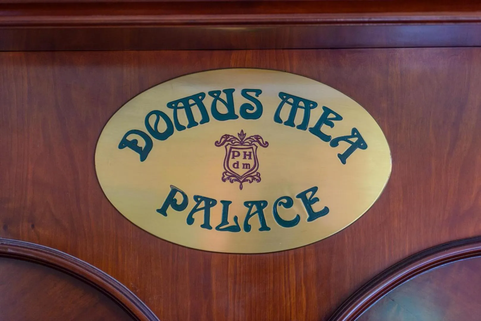 Decorative detail in Palace Hotel Domus Mea Riccione