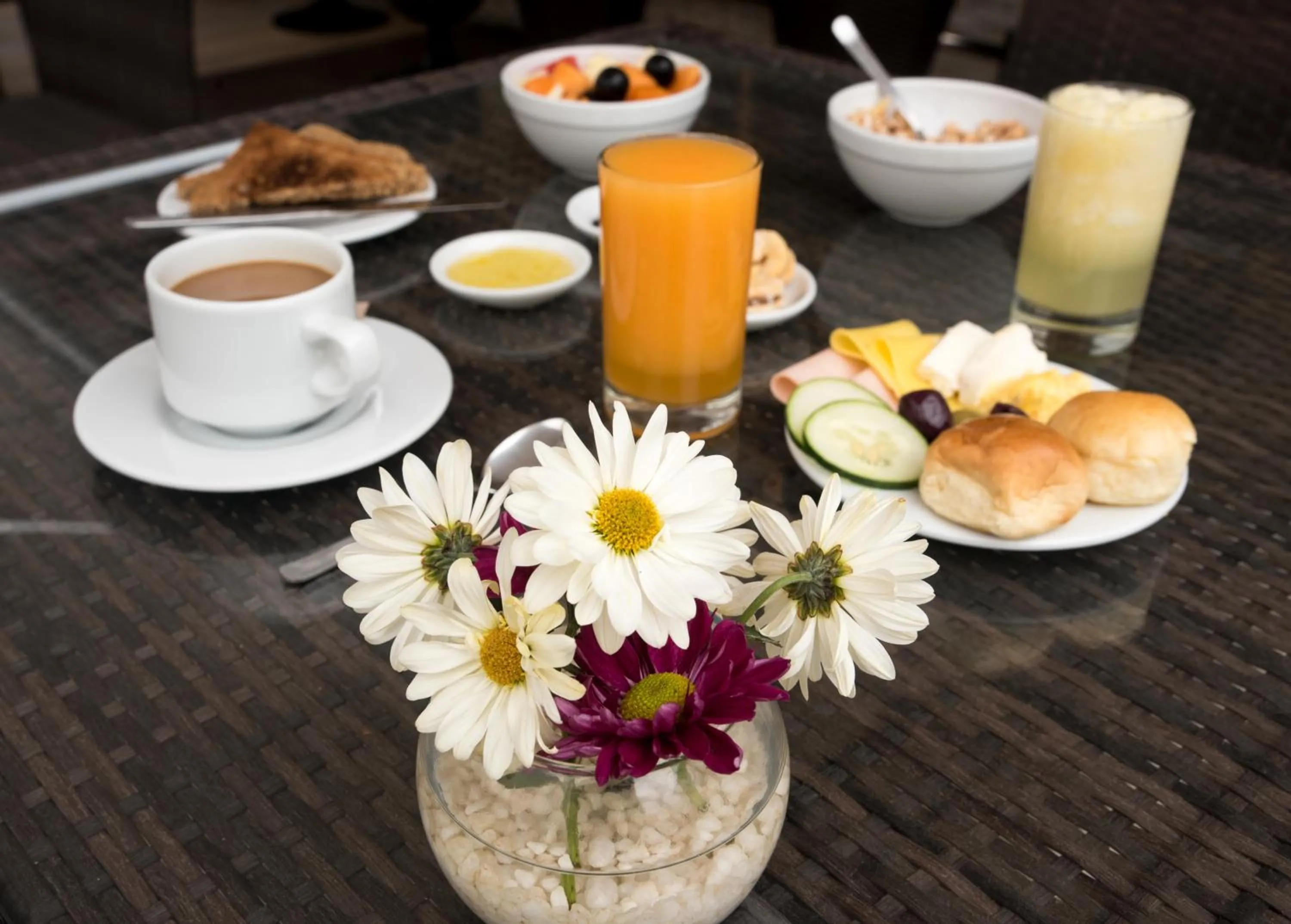 American breakfast in Hotel Andesmar