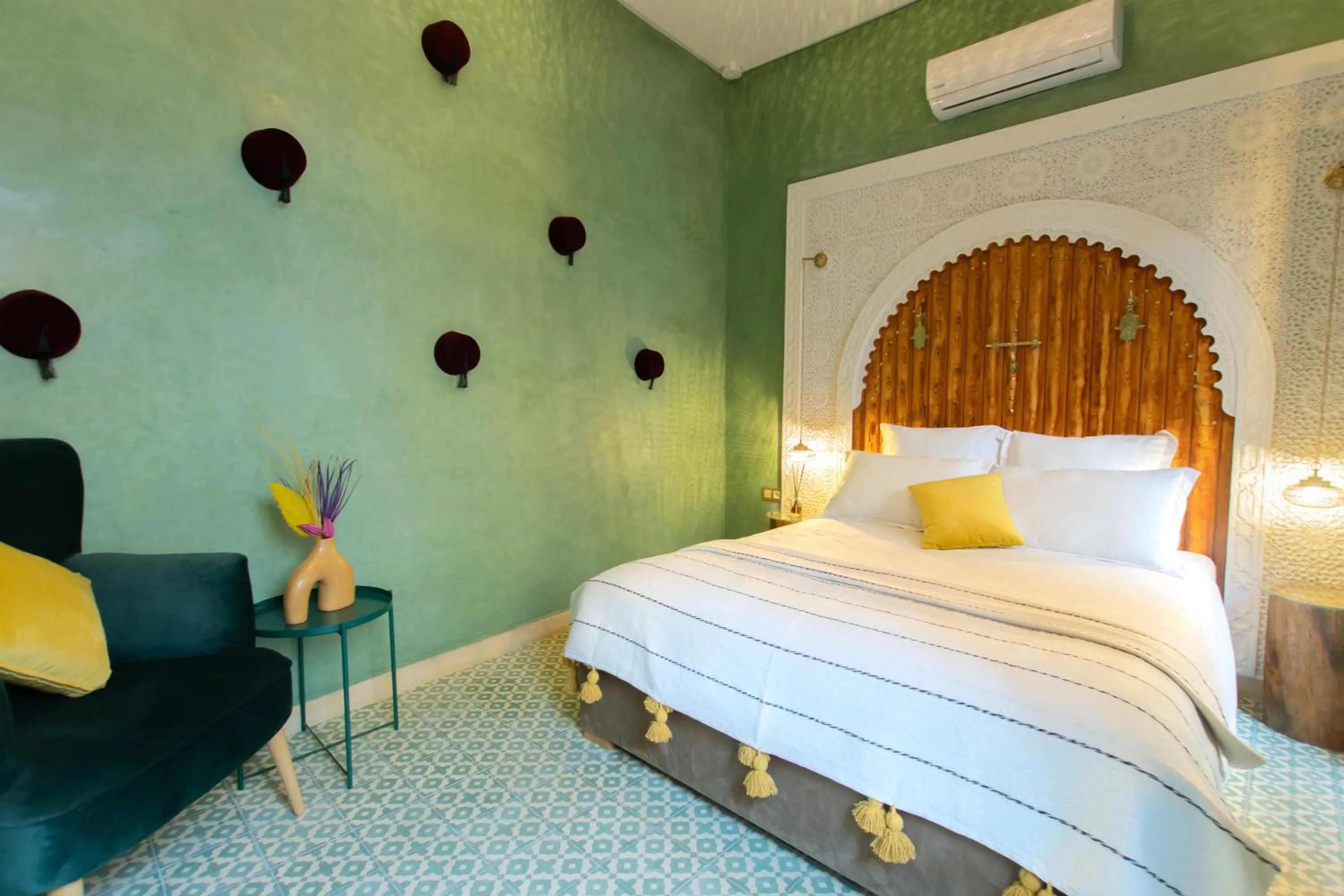 Bed in RIAD MARRAKECH DOORS