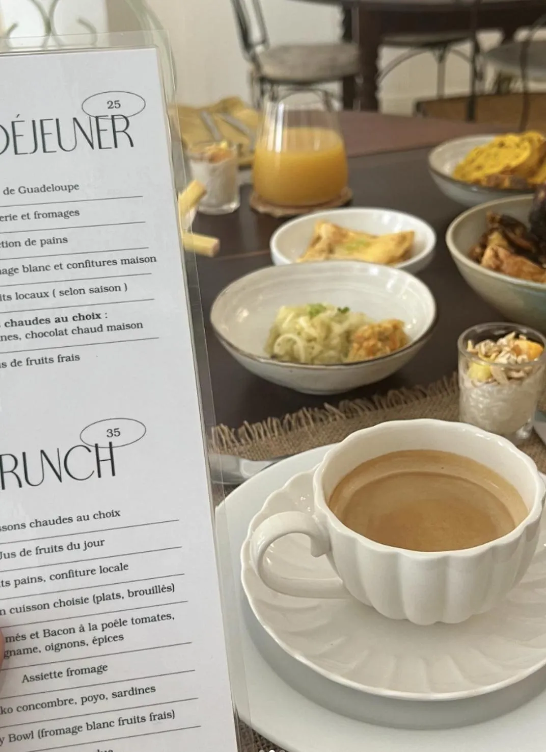 Breakfast in Maison Victoire, boutique hôtel - Pointe-à-Pitre