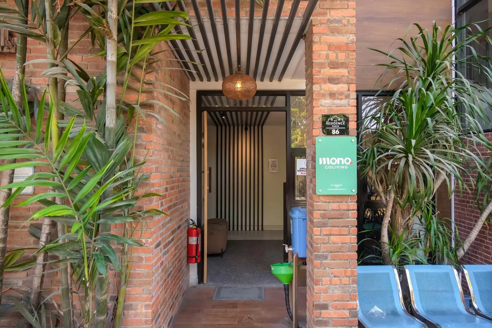 Facade/entrance in Mono Coliving Pakis, Surabaya