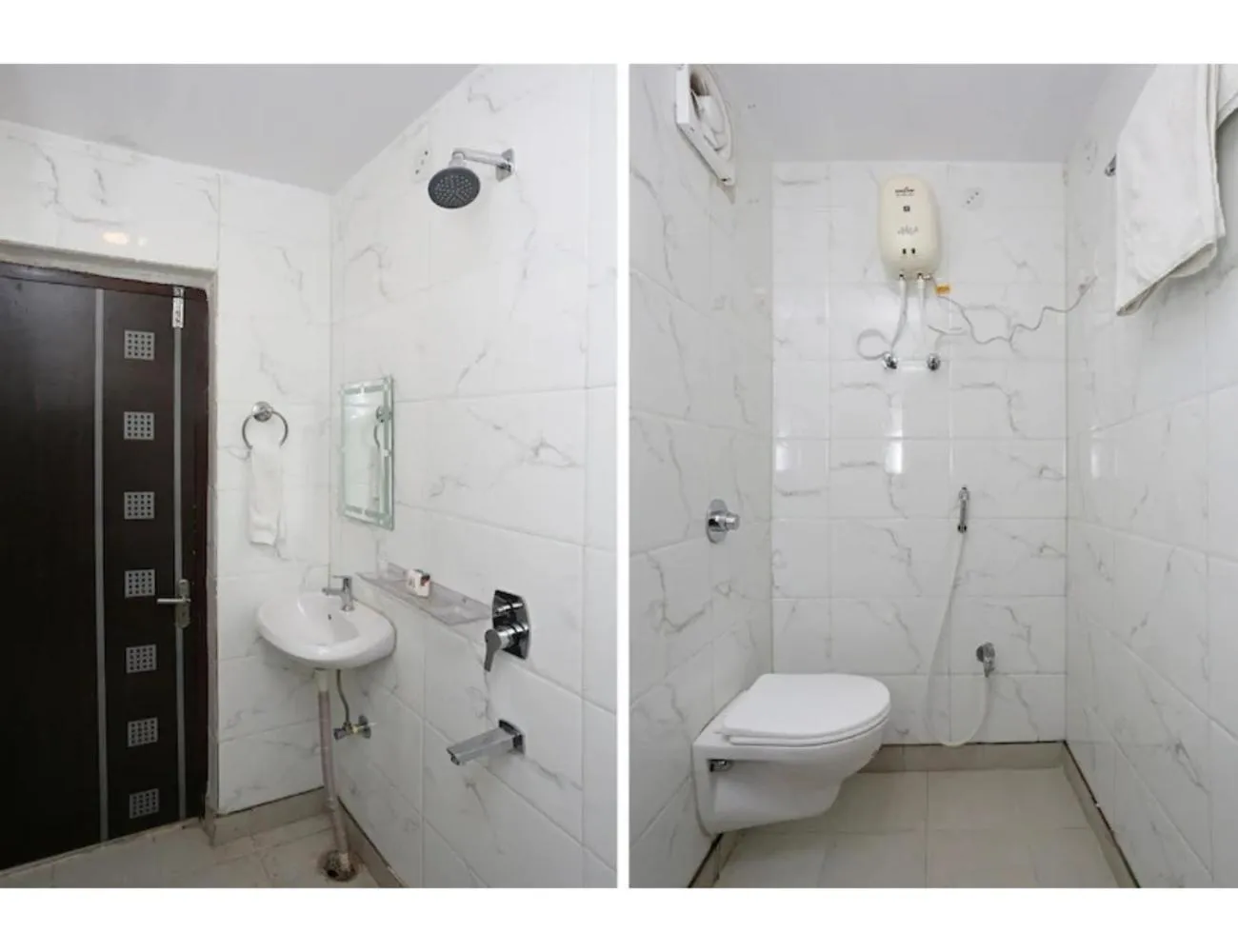 Toilet in Hotel Maple Inn, Patna