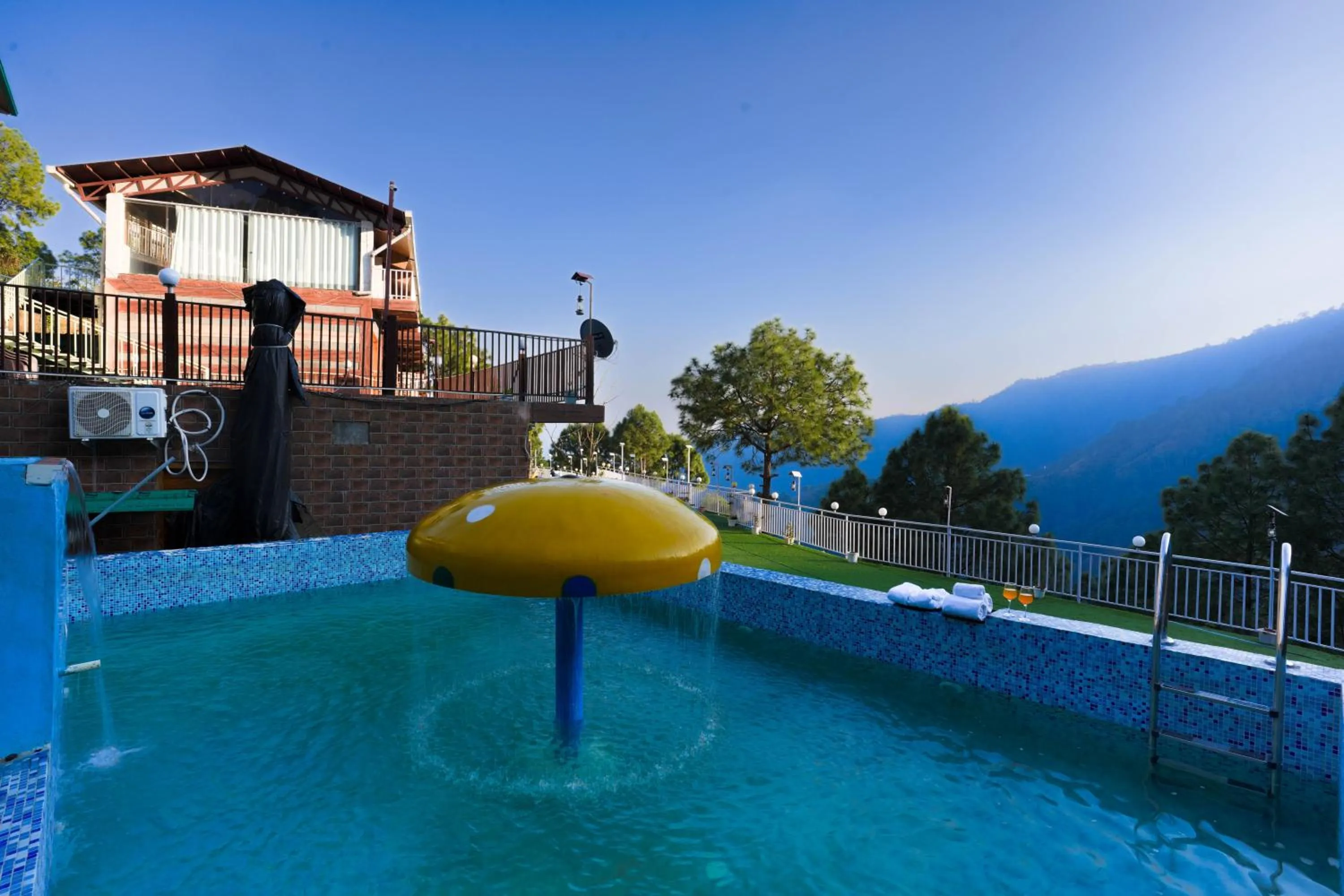 Swimming pool in Hamilton palace