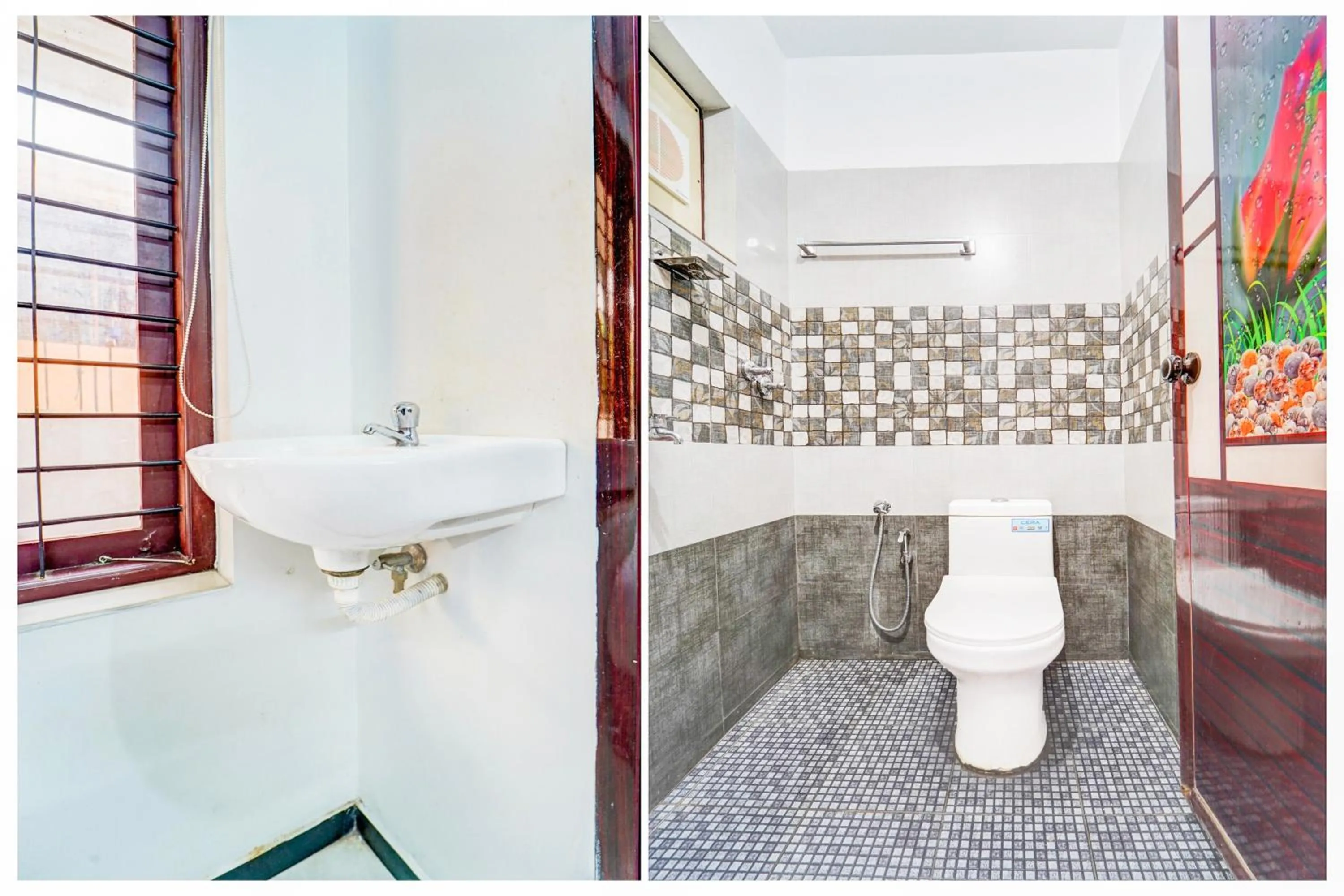 Bathroom in Hotel O Attukal Near Attakulangara Formerly Remya Residency