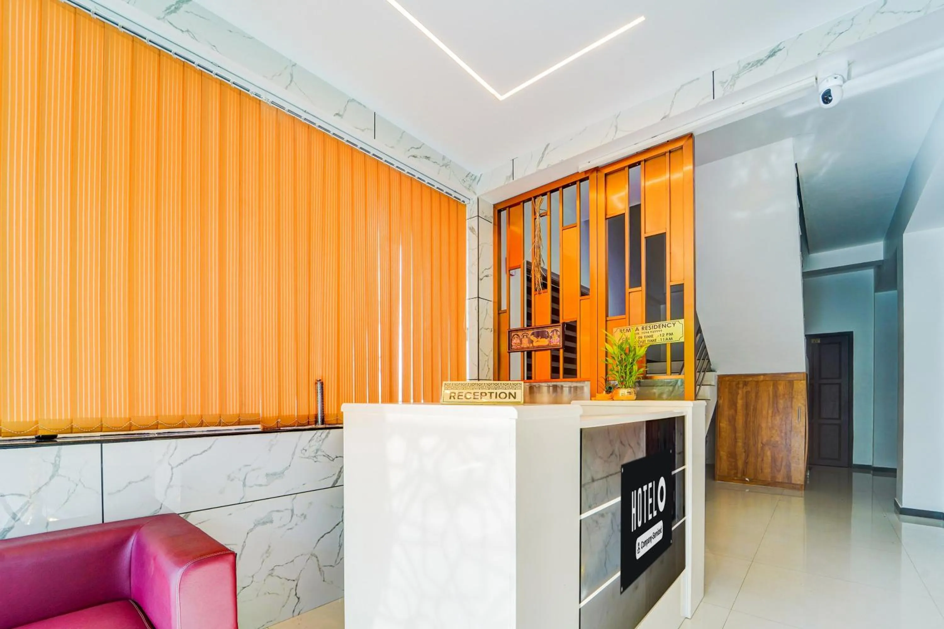 Lobby or reception in Hotel O Attukal Near Attakulangara Formerly Remya Residency