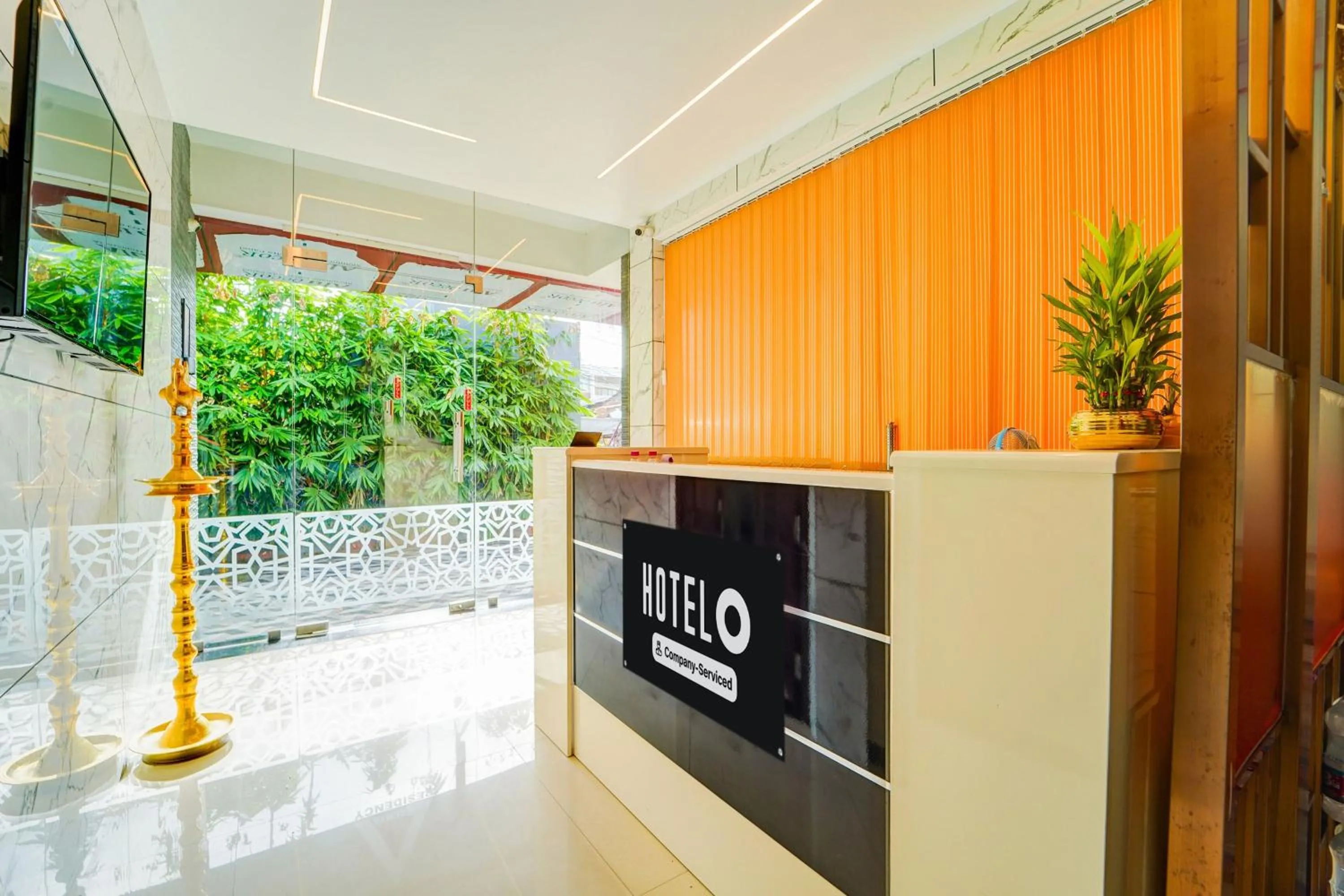 Lobby or reception in Hotel O Attukal Near Attakulangara Formerly Remya Residency