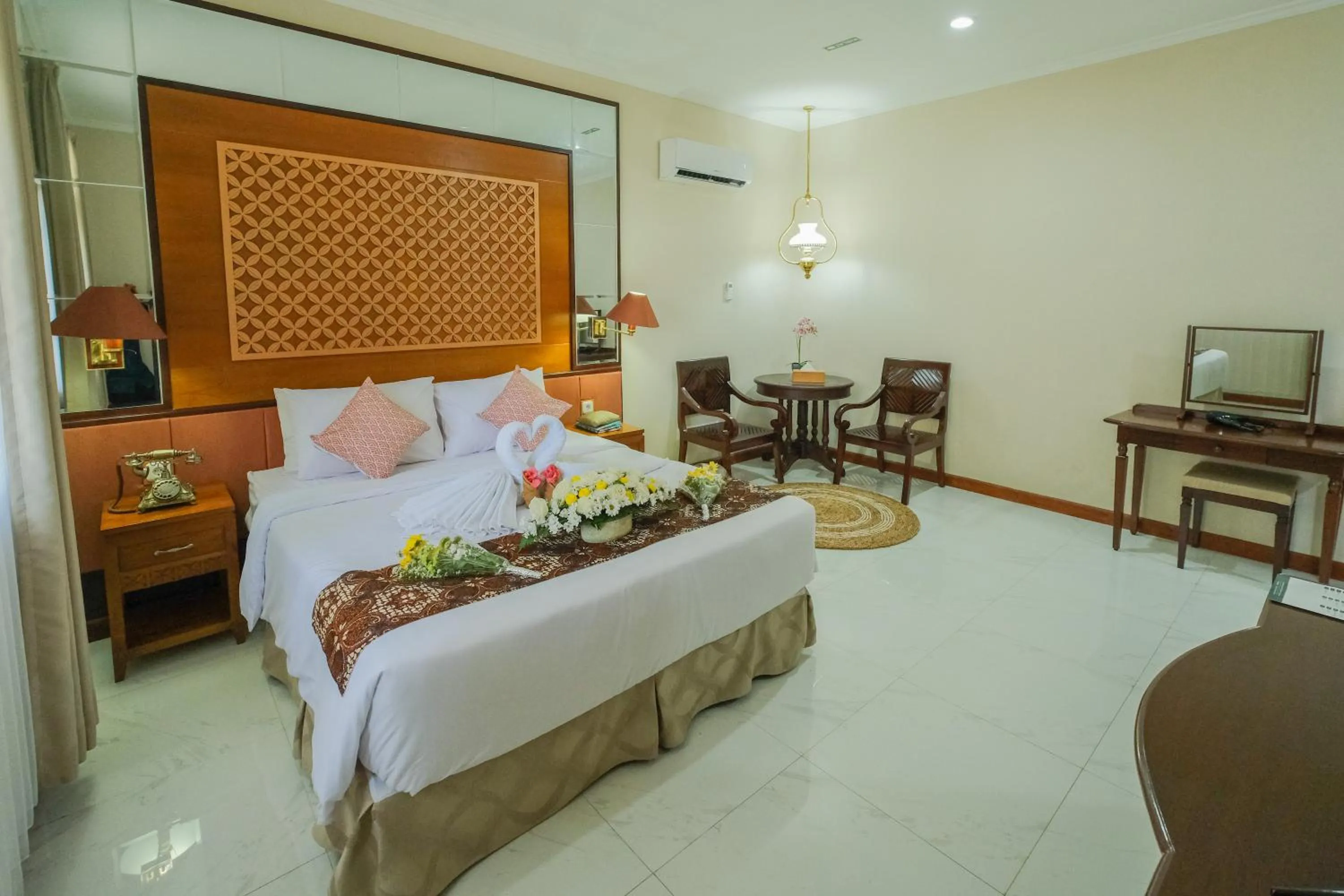 Bed in Royal Brongto Hotel