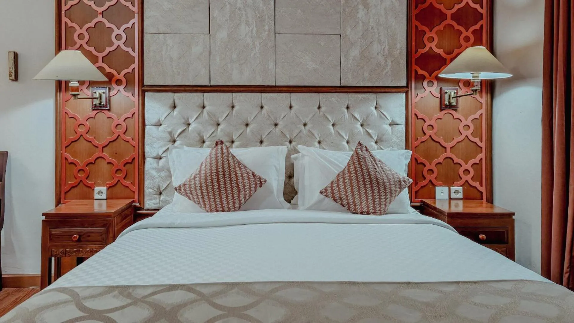 Bed in Royal Brongto Hotel