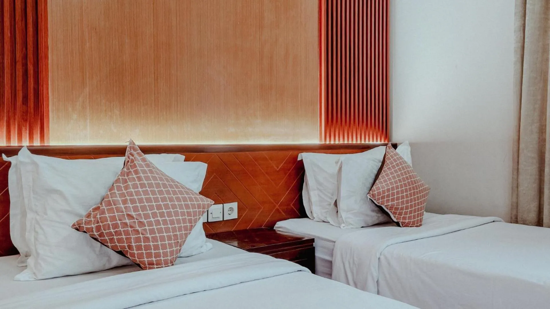 Bed in Royal Brongto Hotel