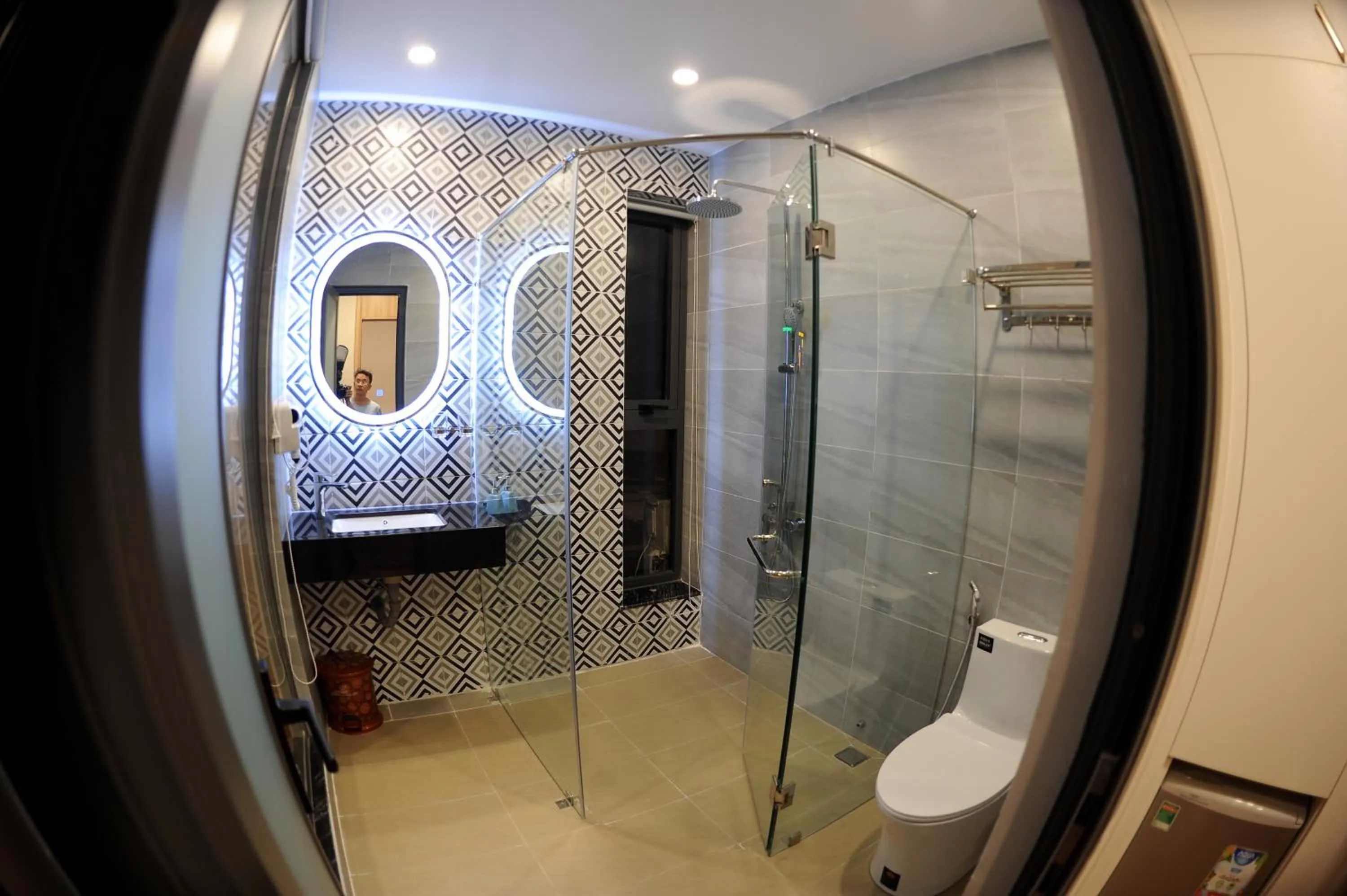 Bathroom in LAHONA HOTEL