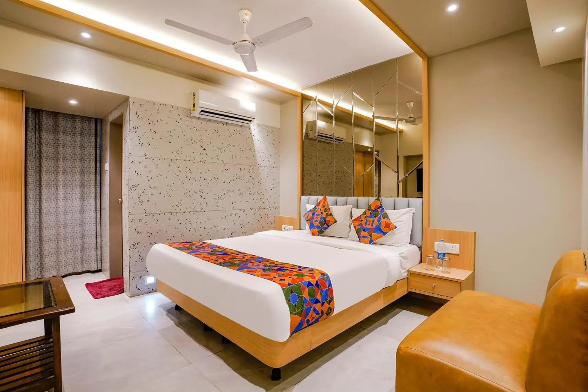 Bed in FabHotel Springs Lodging Bed in FabHotel Springs Lodging