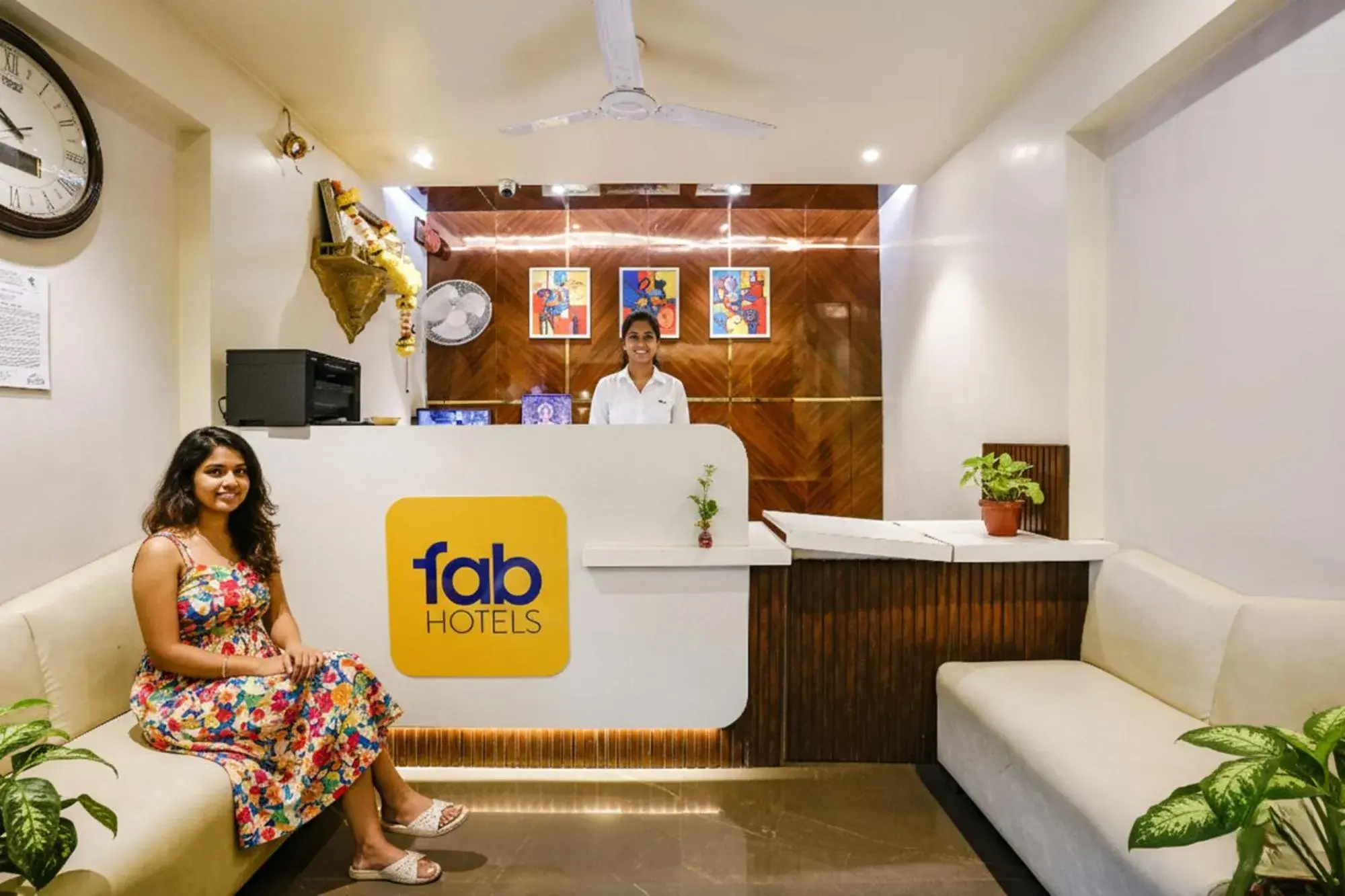 Lobby or reception in FabHotel Springs Lodging Lobby or reception in FabHotel Springs Lodging