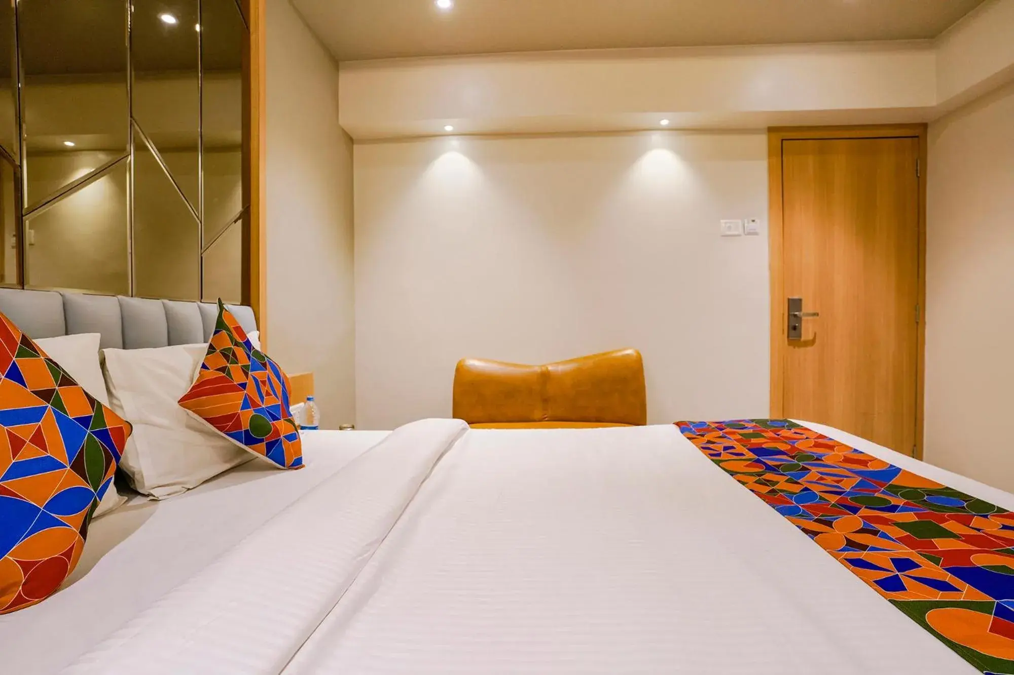 Bed in FabHotel Springs Lodging Bed in FabHotel Springs Lodging