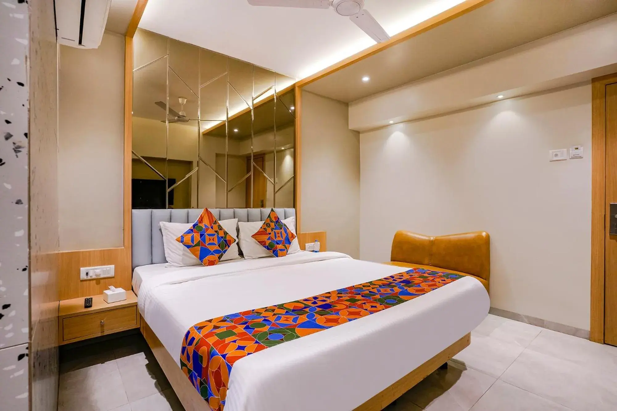 Bed in FabHotel Springs Lodging Bed in FabHotel Springs Lodging