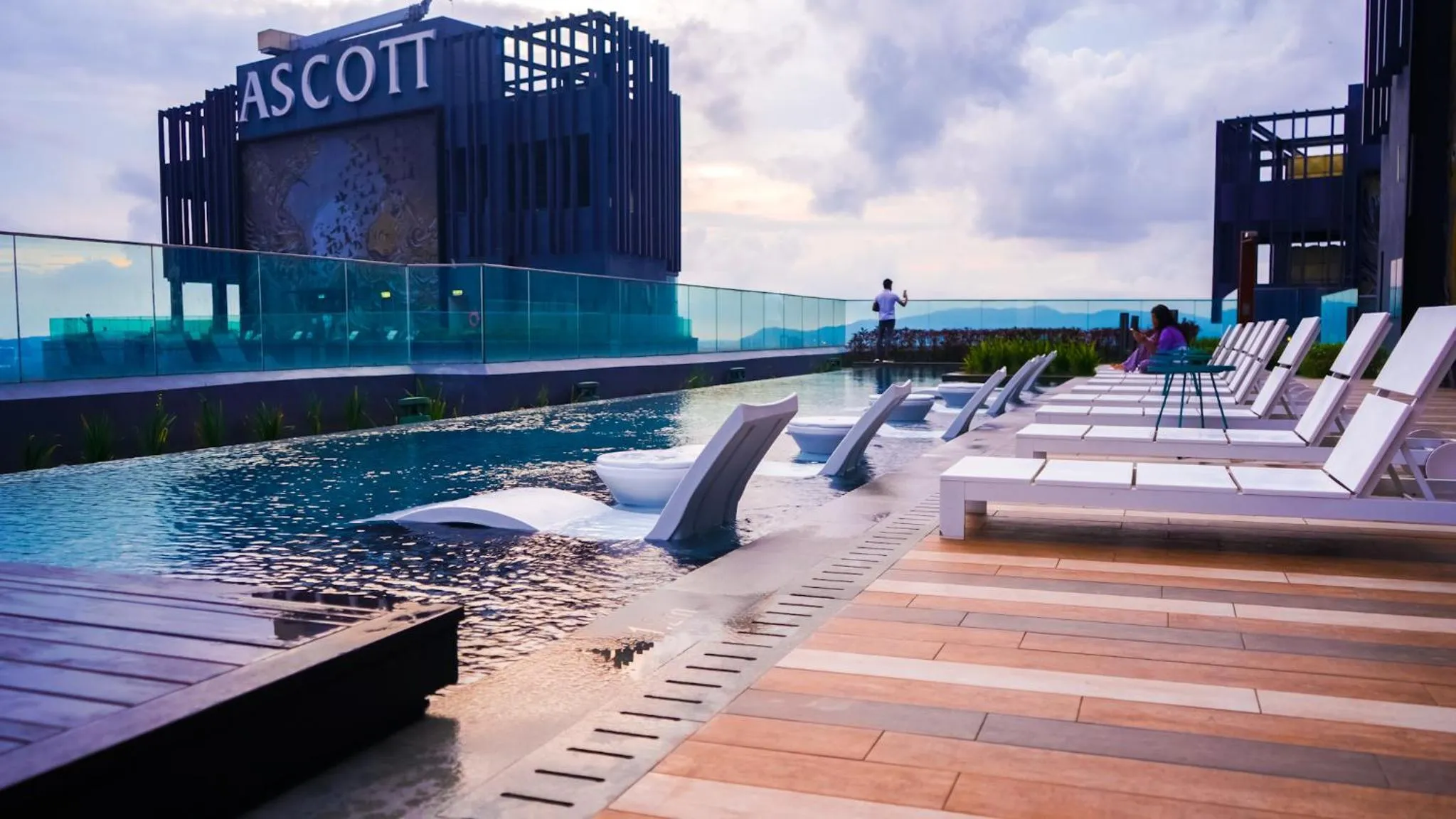 Pool view in AXQUISITE SUITES at KLCC