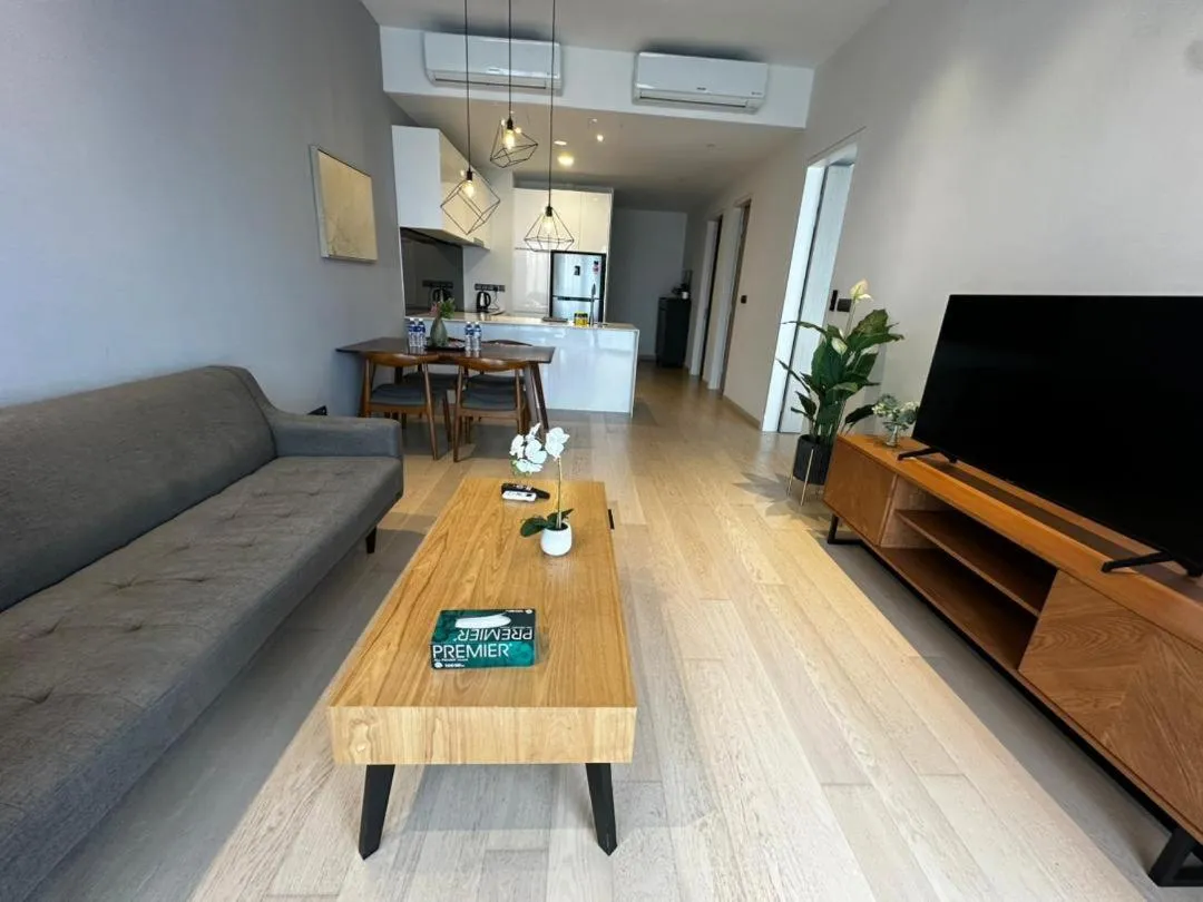 Seating area in AXQUISITE SUITES at KLCC