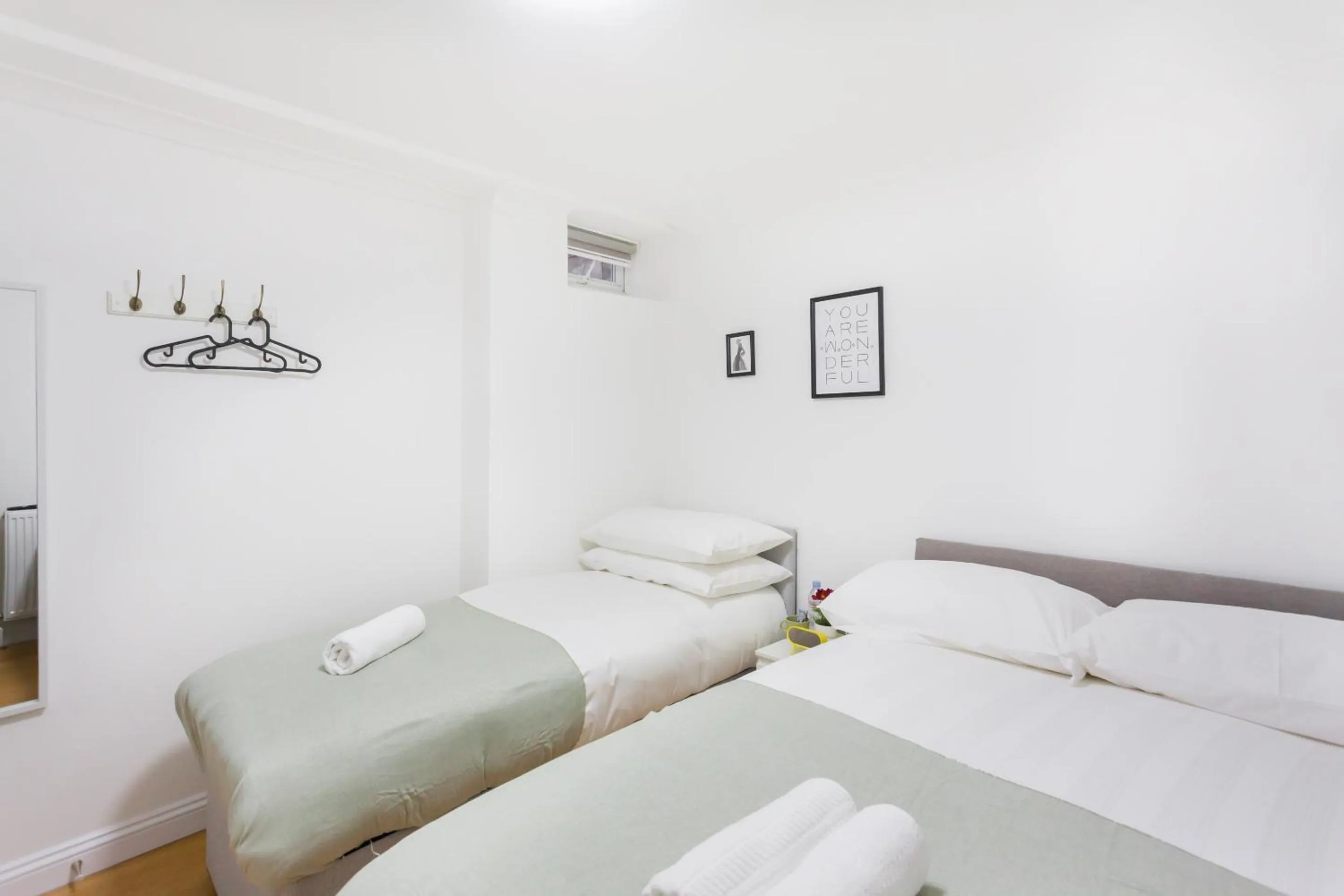 Bedroom, Bed in Studio9 Rooms - Next to Emirates Stadium - Budget Rooms with Shared Bathroom