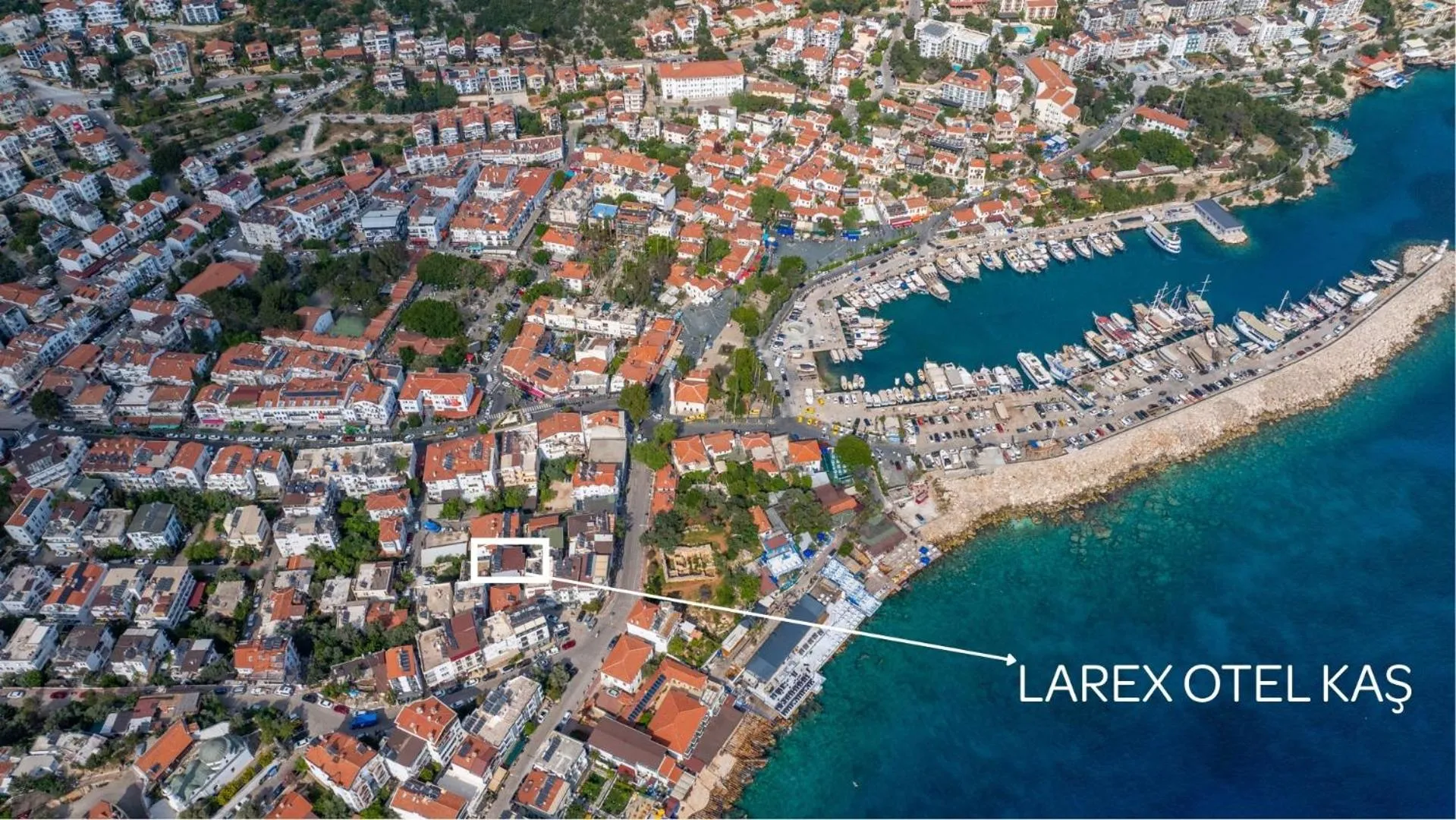 Bird's eye view in Larex Pansiyon