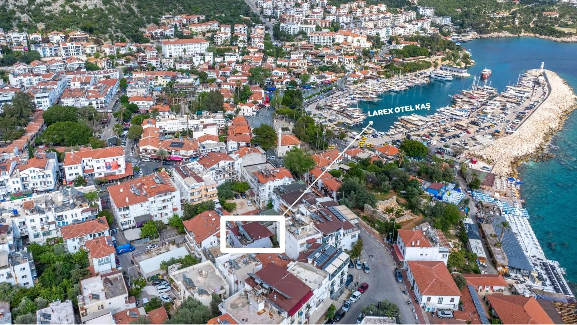 Bird's eye view in Larex Pansiyon