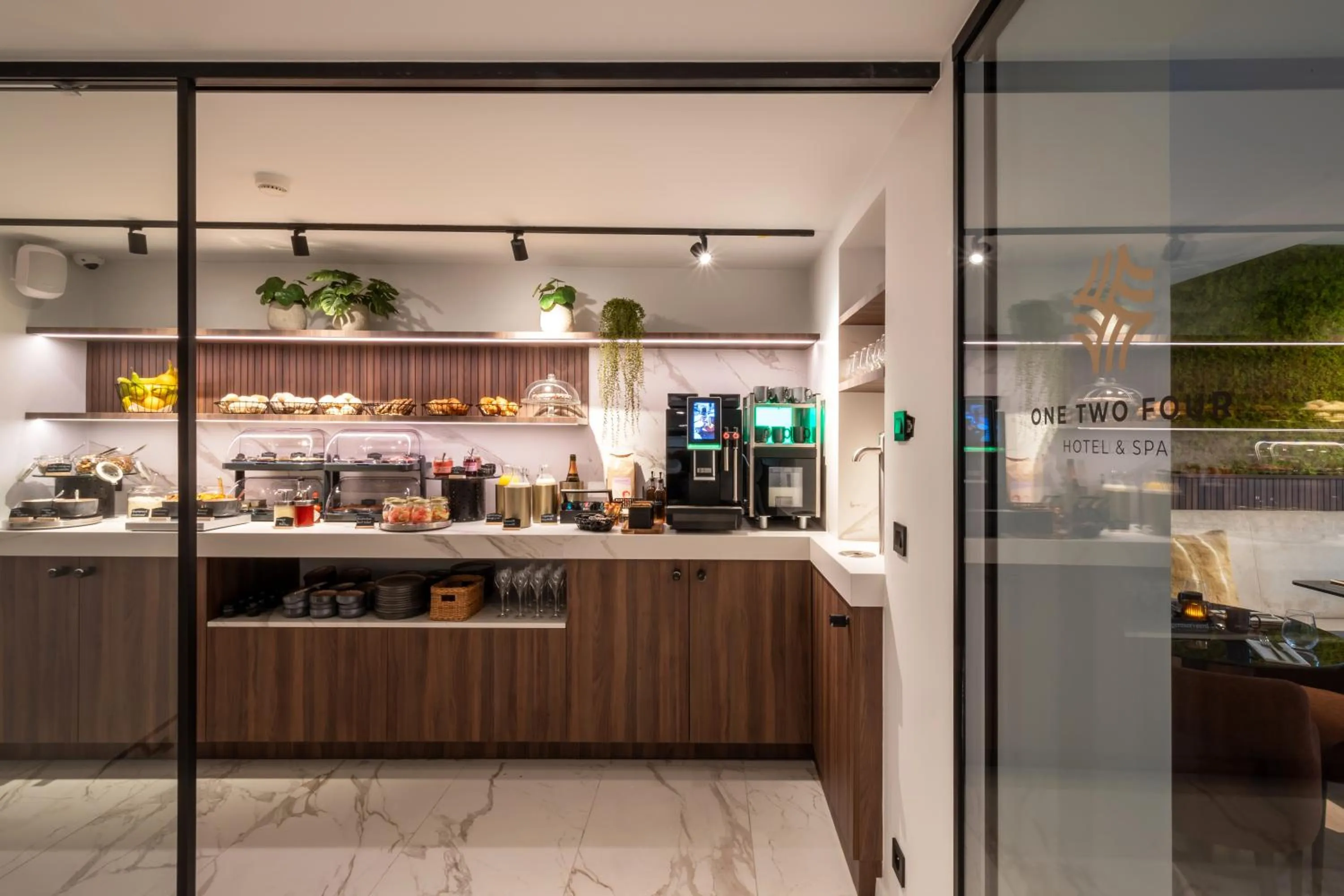 Buffet breakfast in ONE TWO FOUR - Hotel & Spa