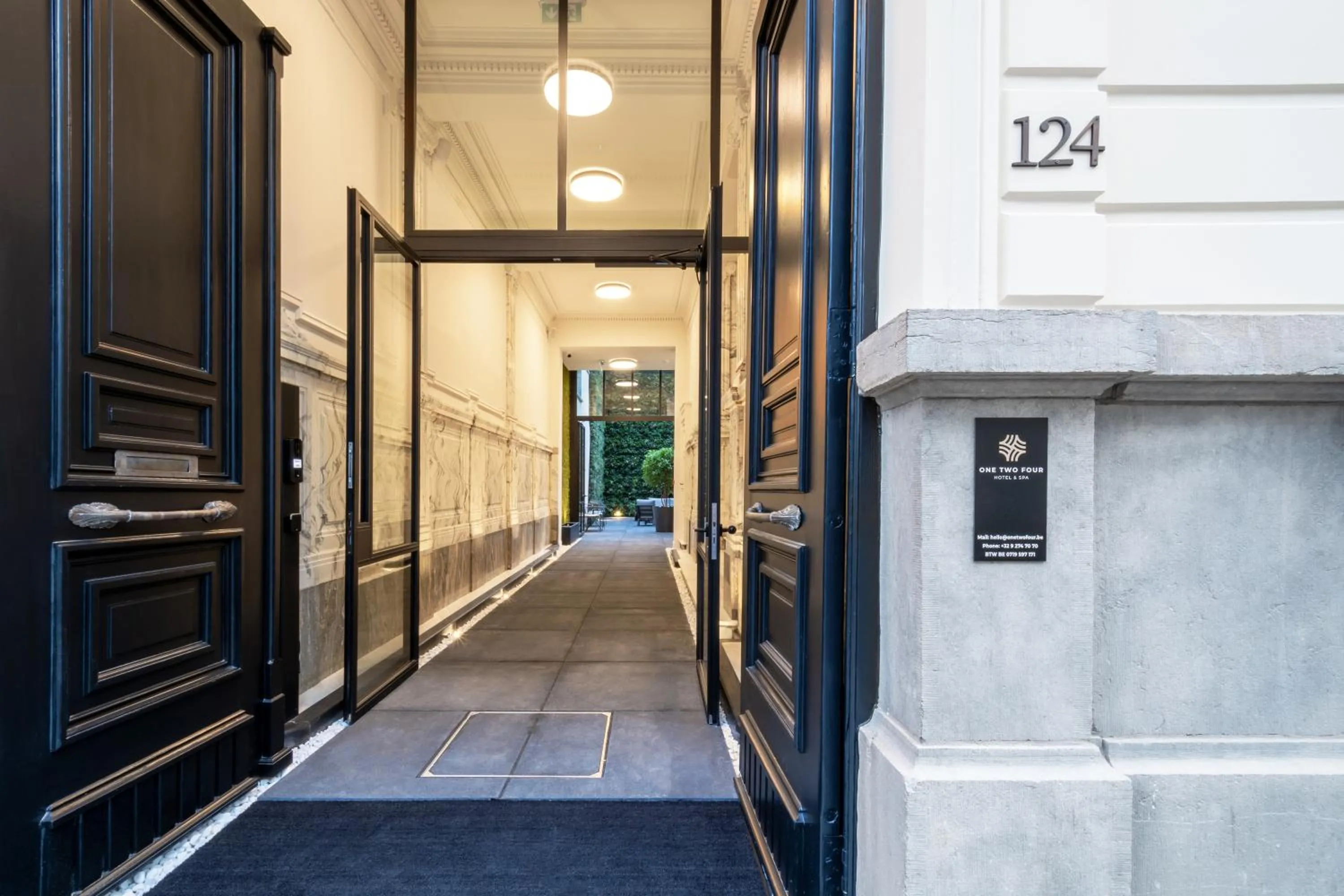 Facade/entrance in ONE TWO FOUR - Hotel & Spa
