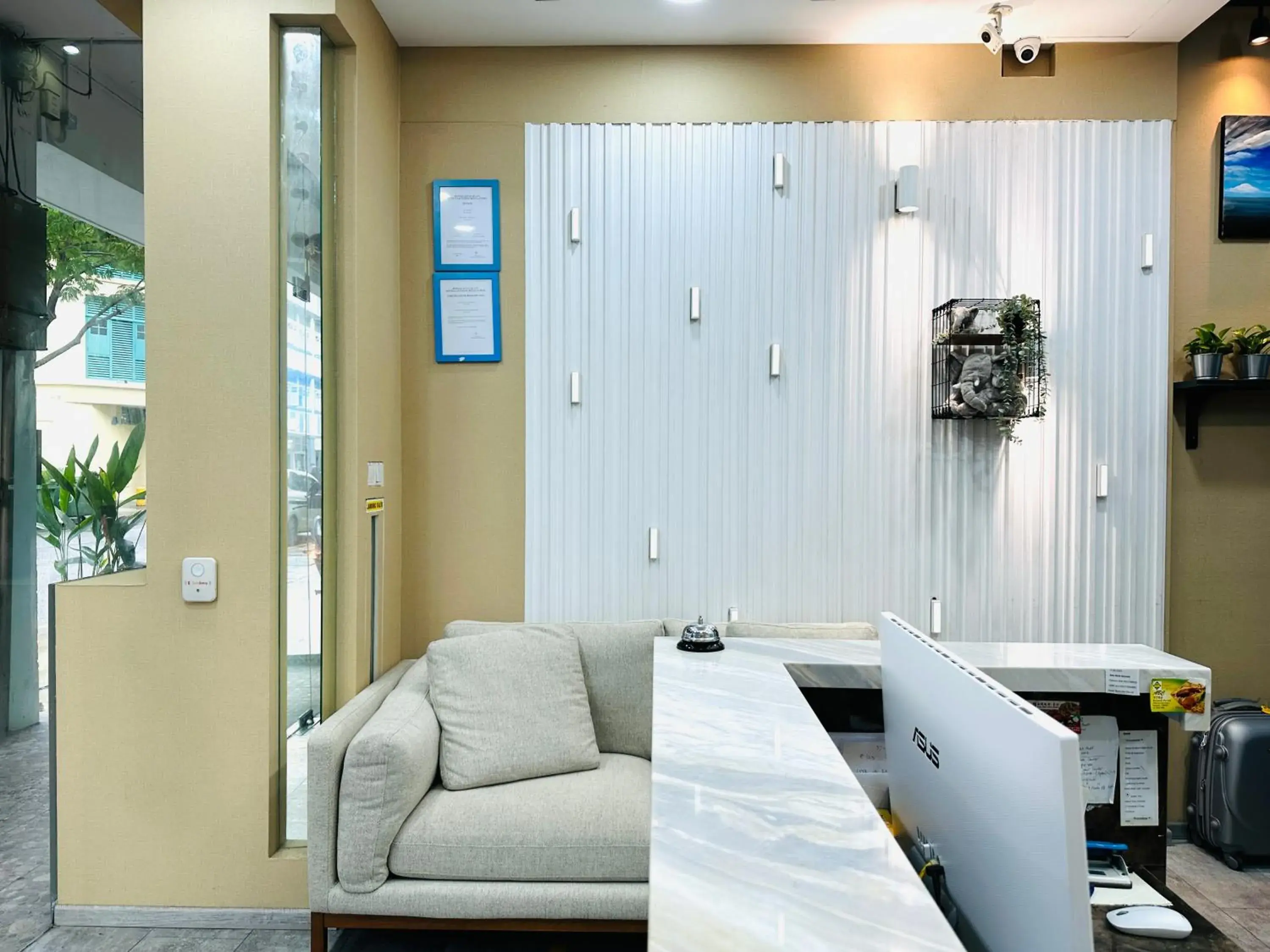 Lobby or reception in Snow Hotel Lavender Lobby or reception in Snow Hotel Lavender