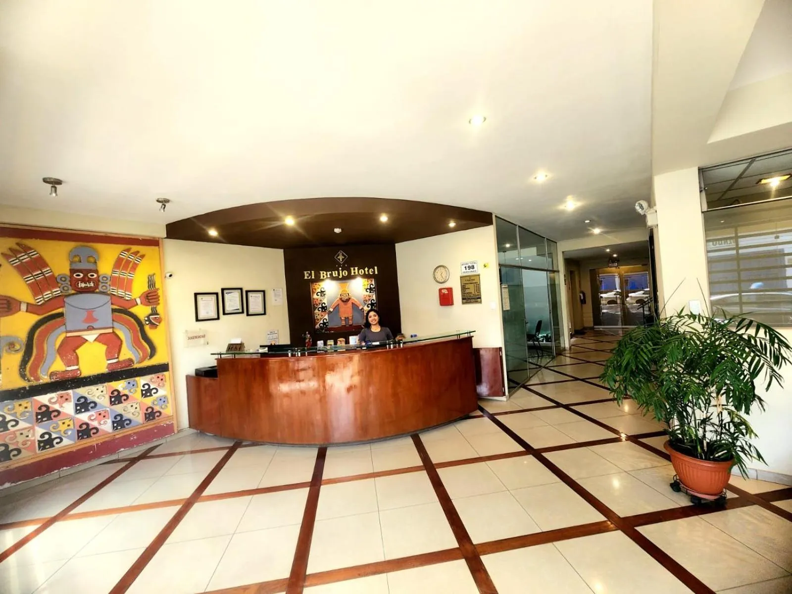 Lobby or reception in Hotel El Brujo Centro Histórico