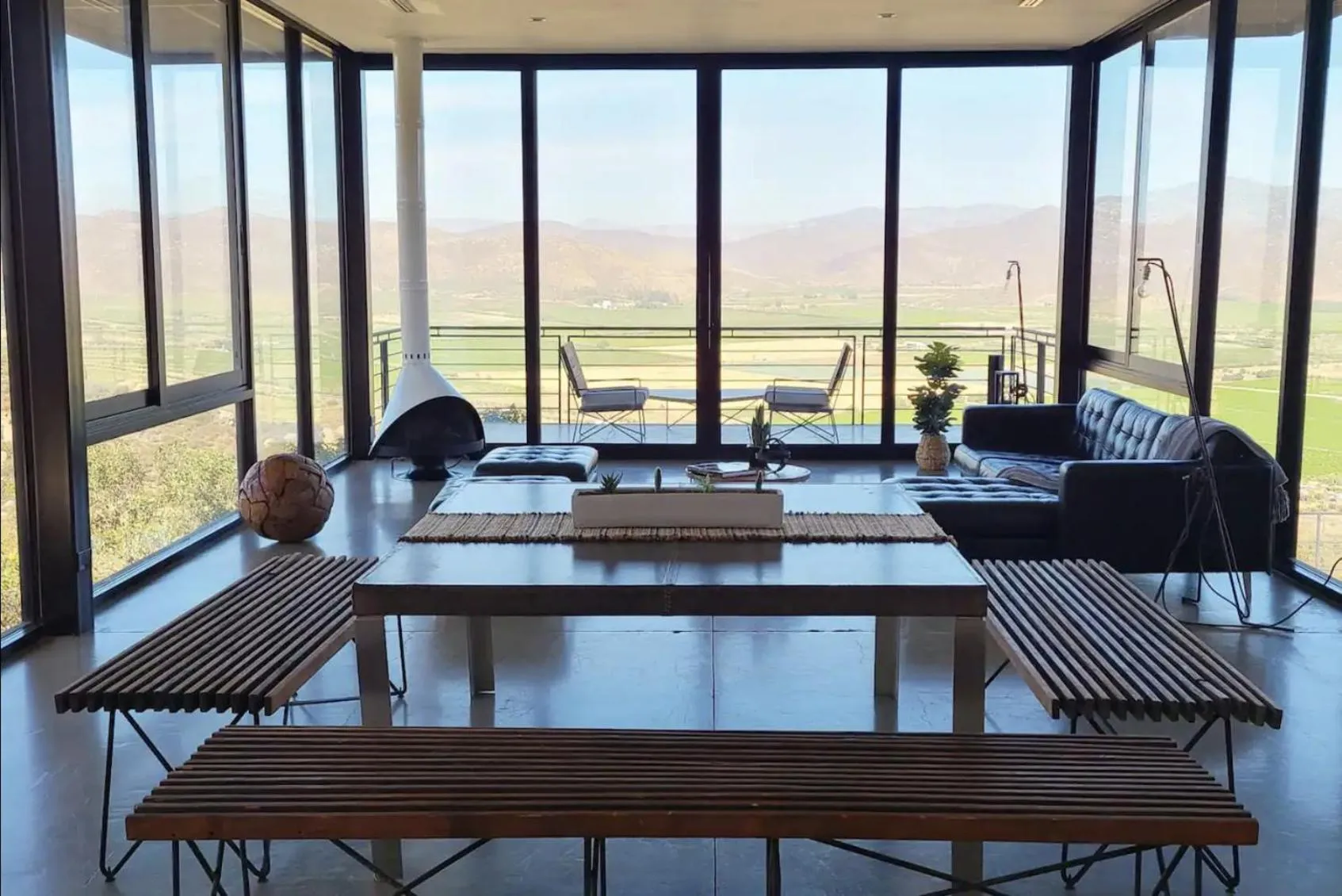 Living room in Villa Garven