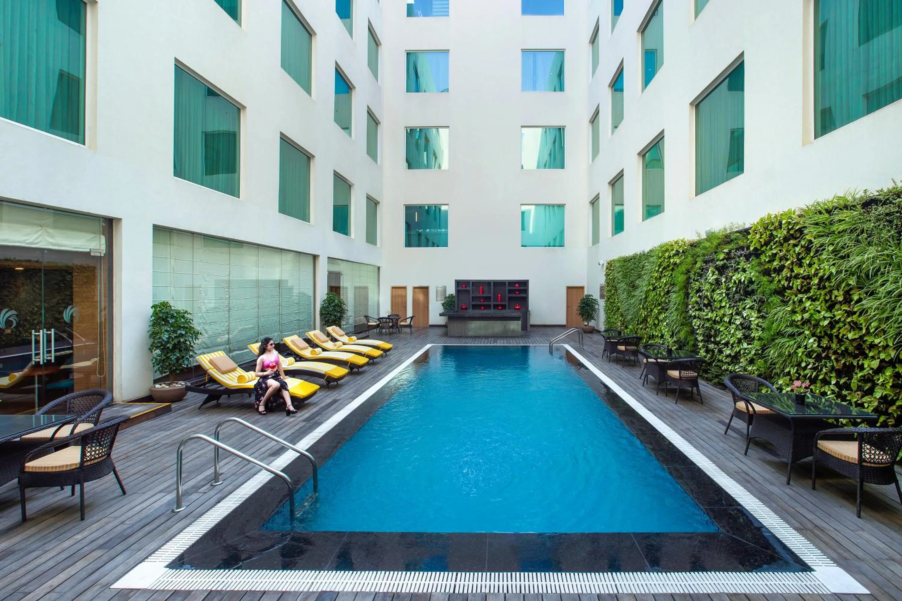 Swimming pool in ExpoInn Suites and Convention