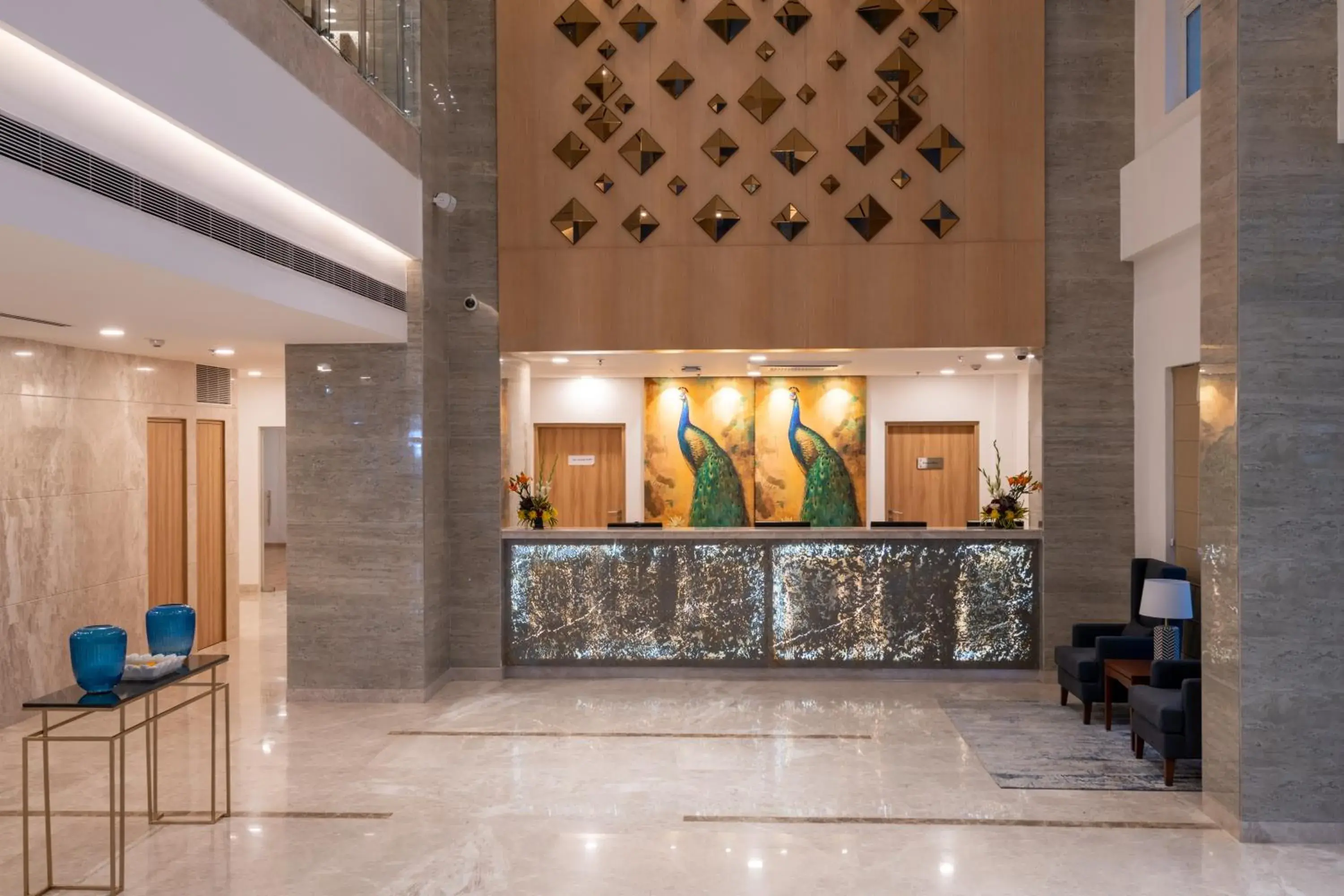 Lobby or reception in ExpoInn Suites and Convention Lobby or reception in ExpoInn Suites and Convention