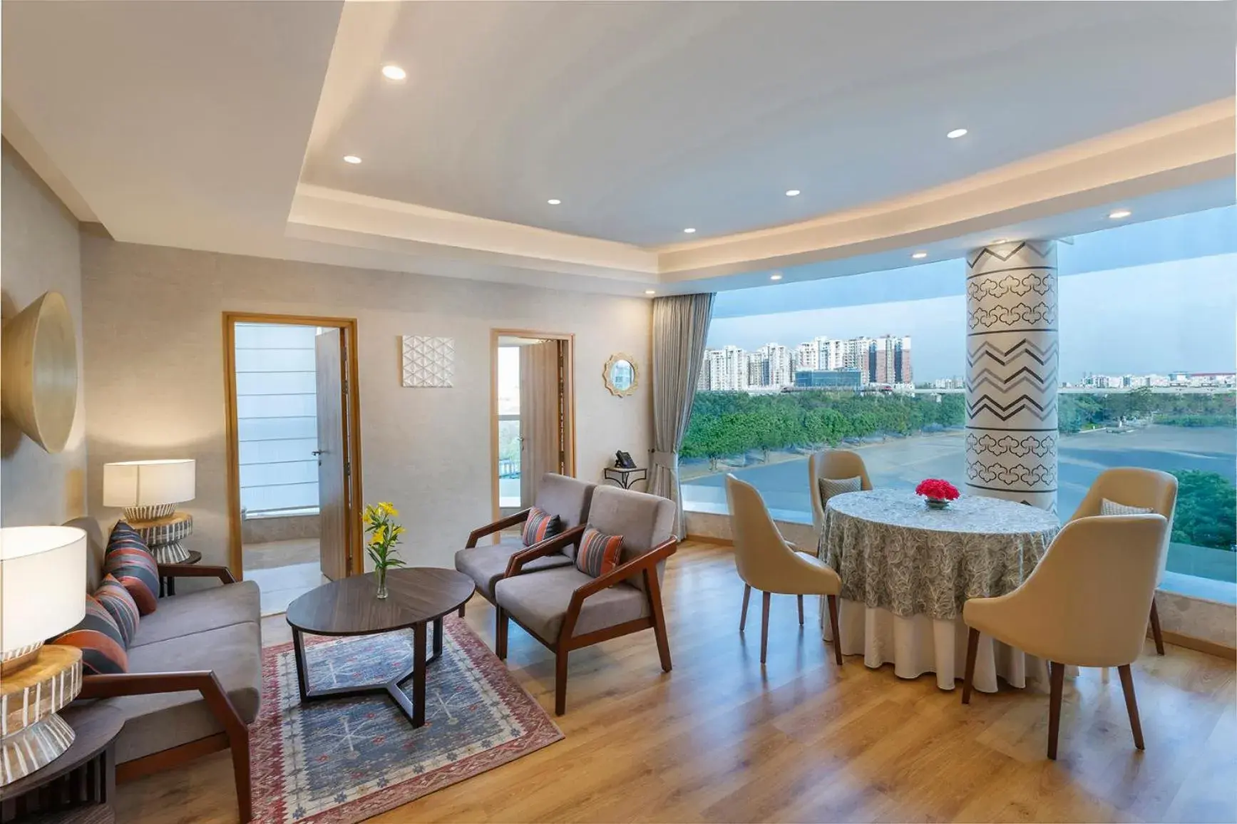 Living room in ExpoInn Suites and Convention Living room in ExpoInn Suites and Convention