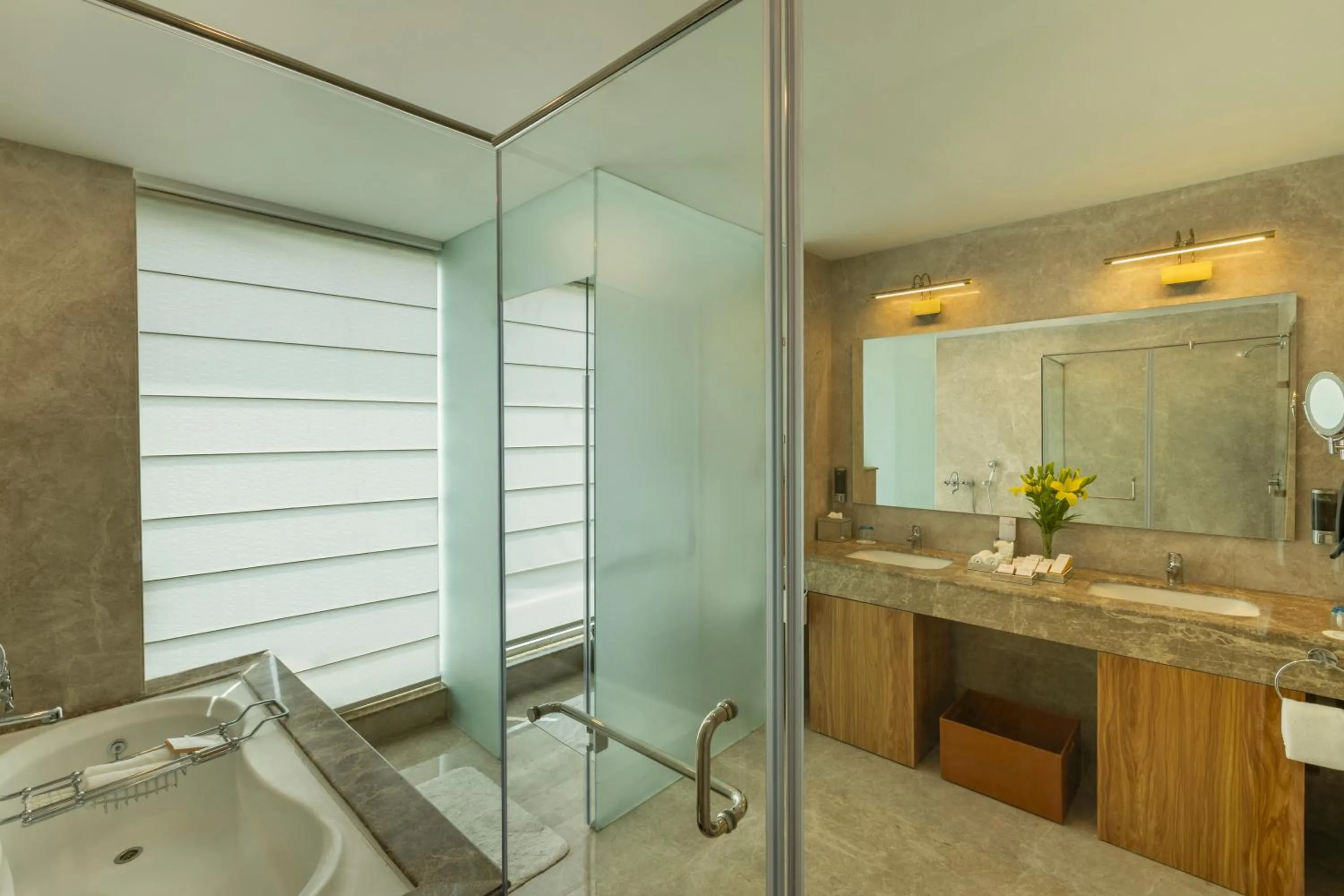 Bathroom in ExpoInn Suites and Convention