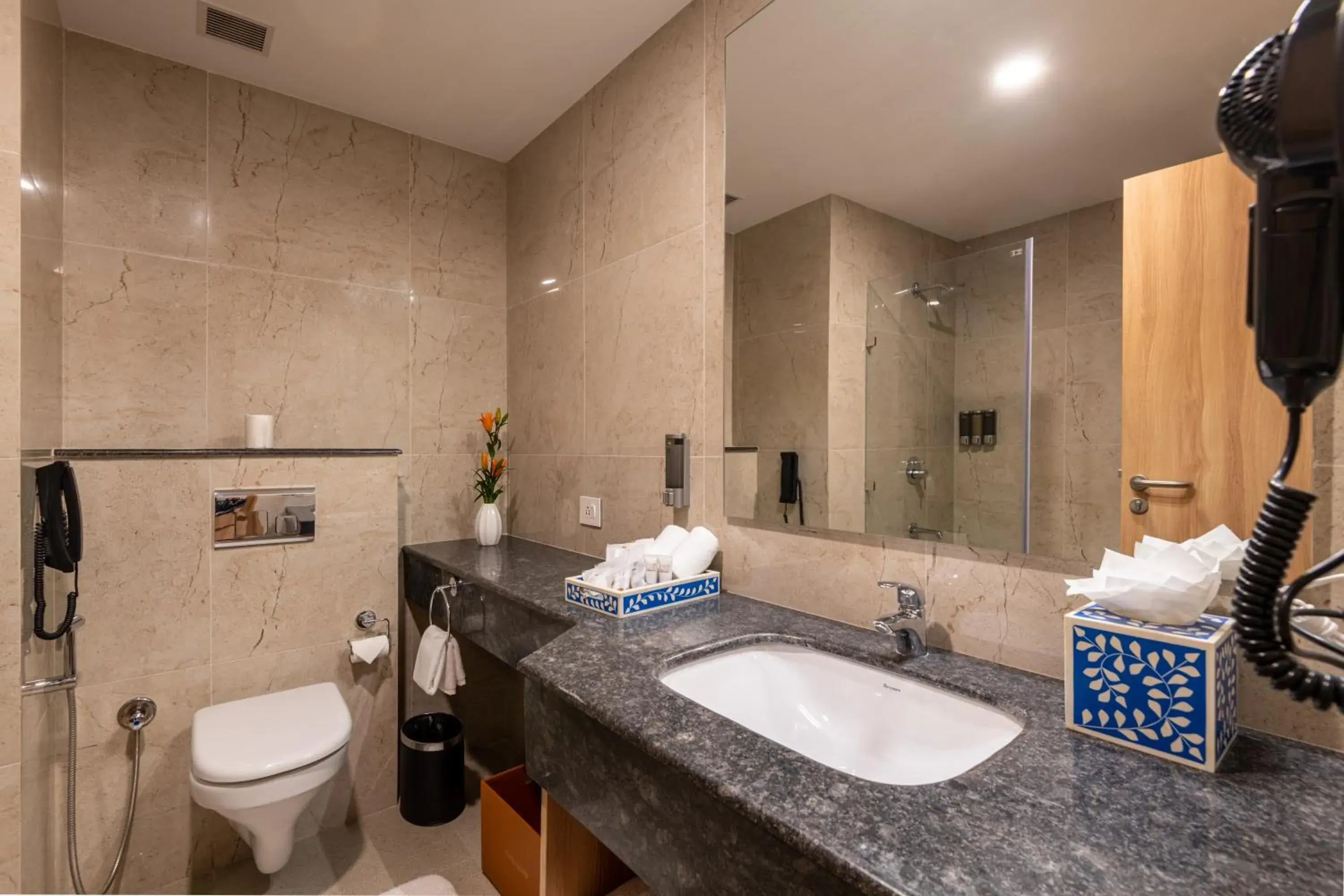 Bathroom in ExpoInn Suites and Convention Bathroom in ExpoInn Suites and Convention