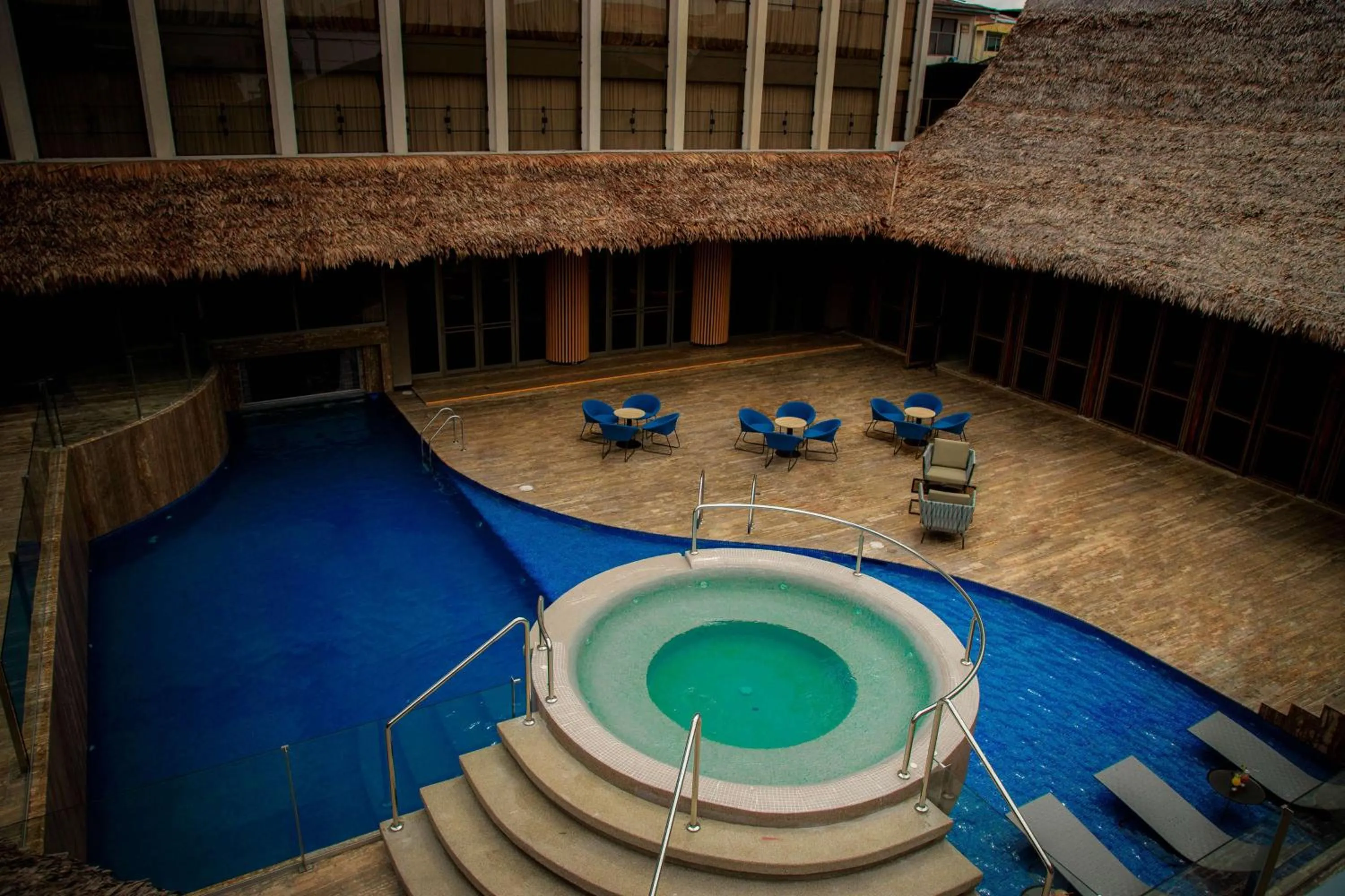 Pool view in Doubletree By Hilton Iquitos