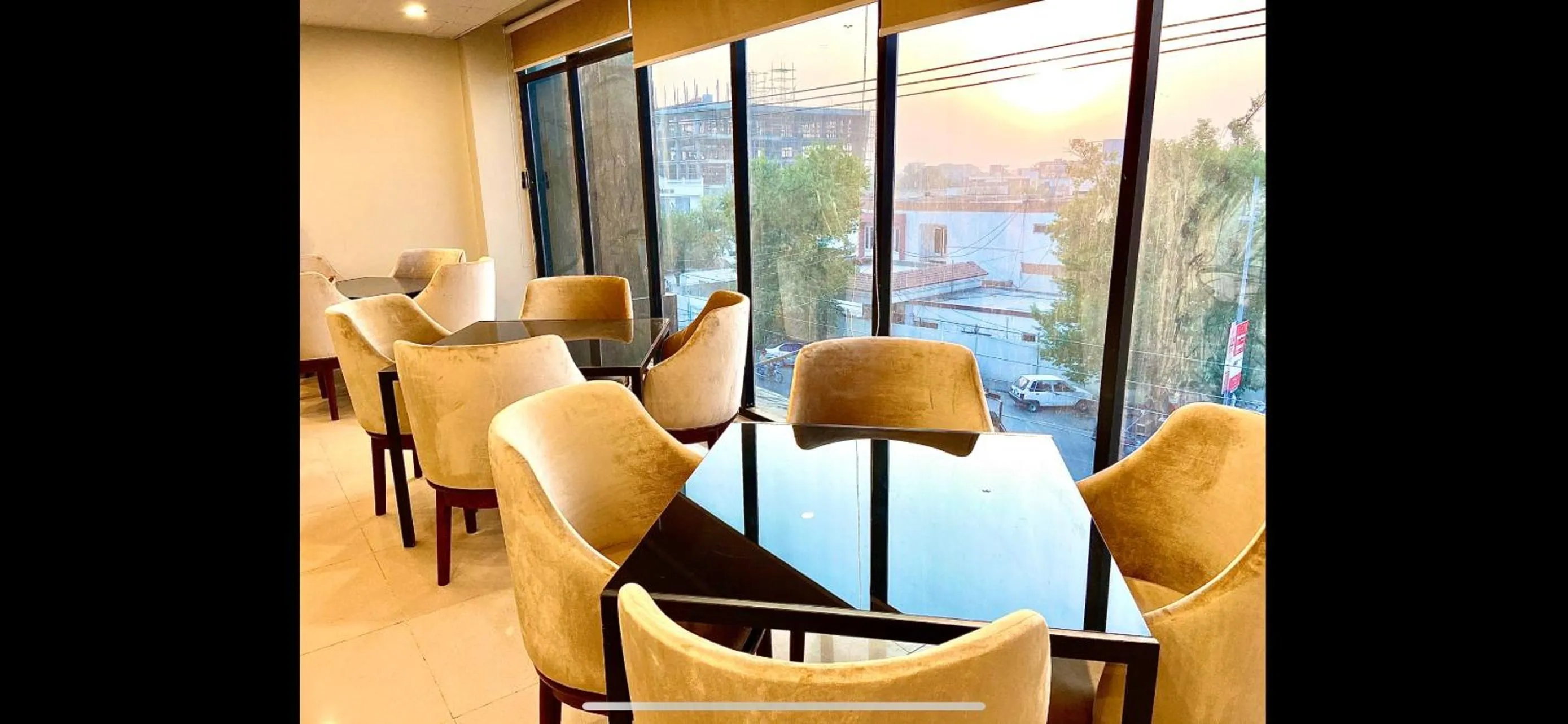Seating area in Grand Luxury Hotel Multan