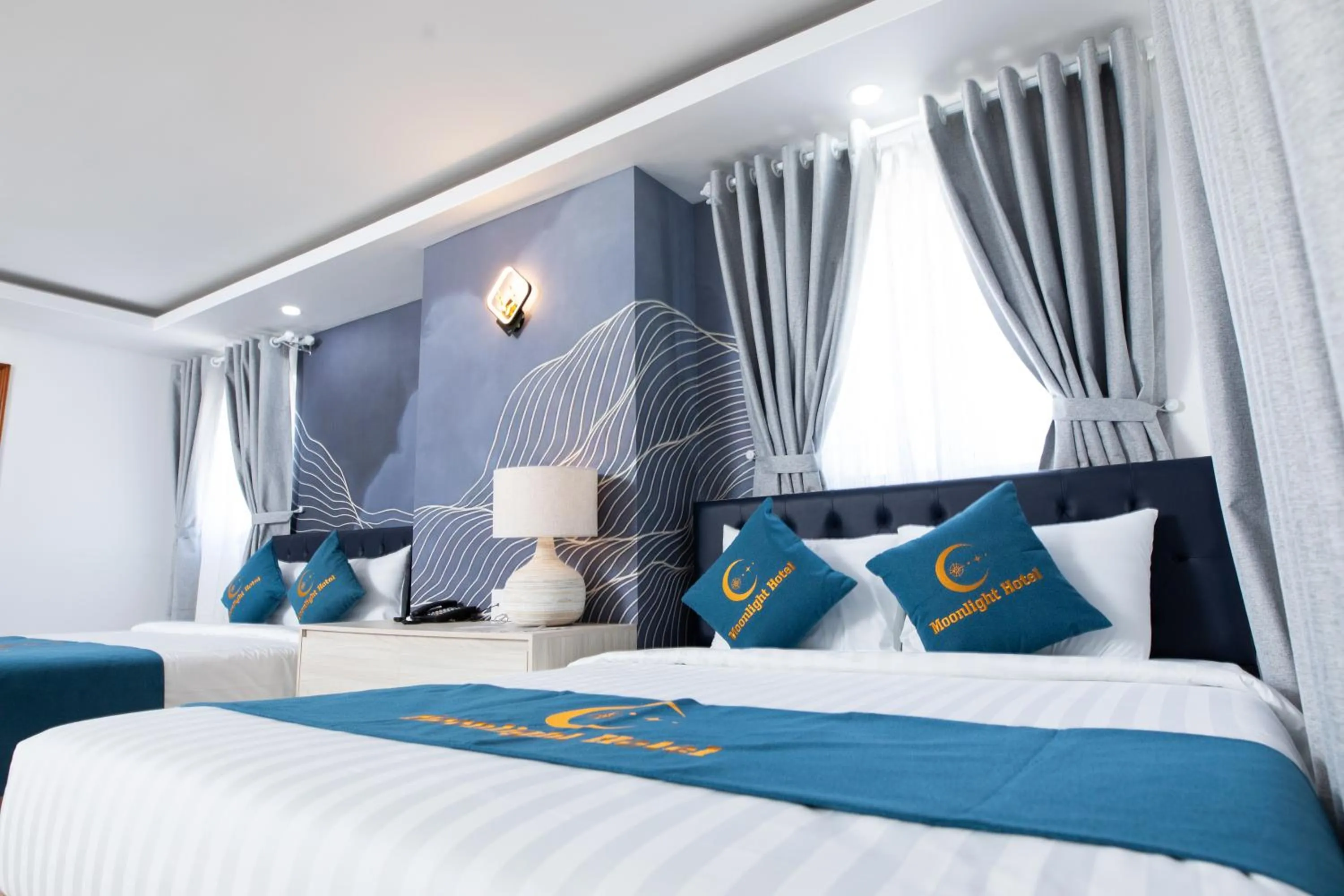 Bedroom, Bed in Moonlight Nha Trang Hotel