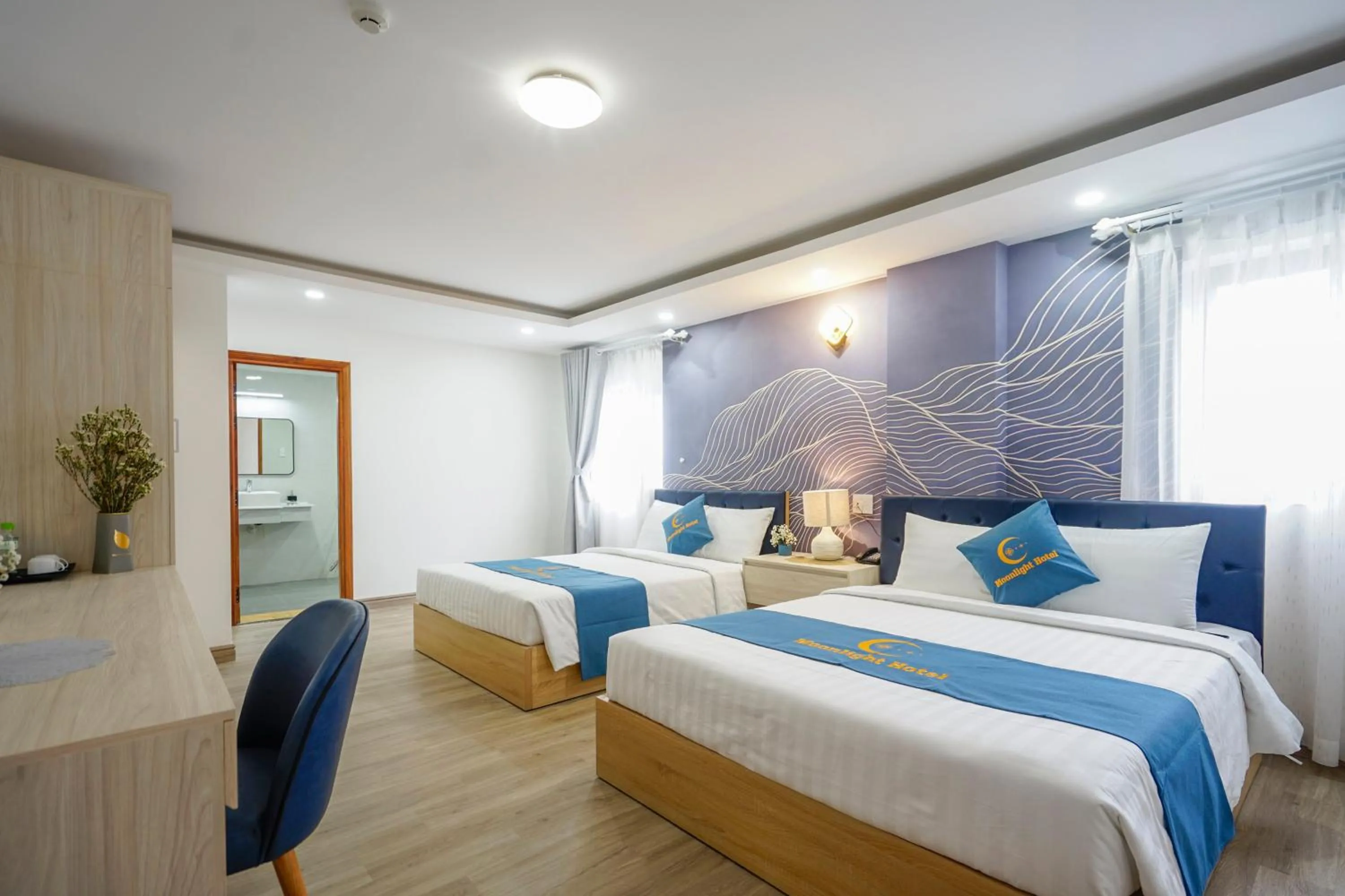 Photo of the whole room, Bed in Moonlight Nha Trang Hotel