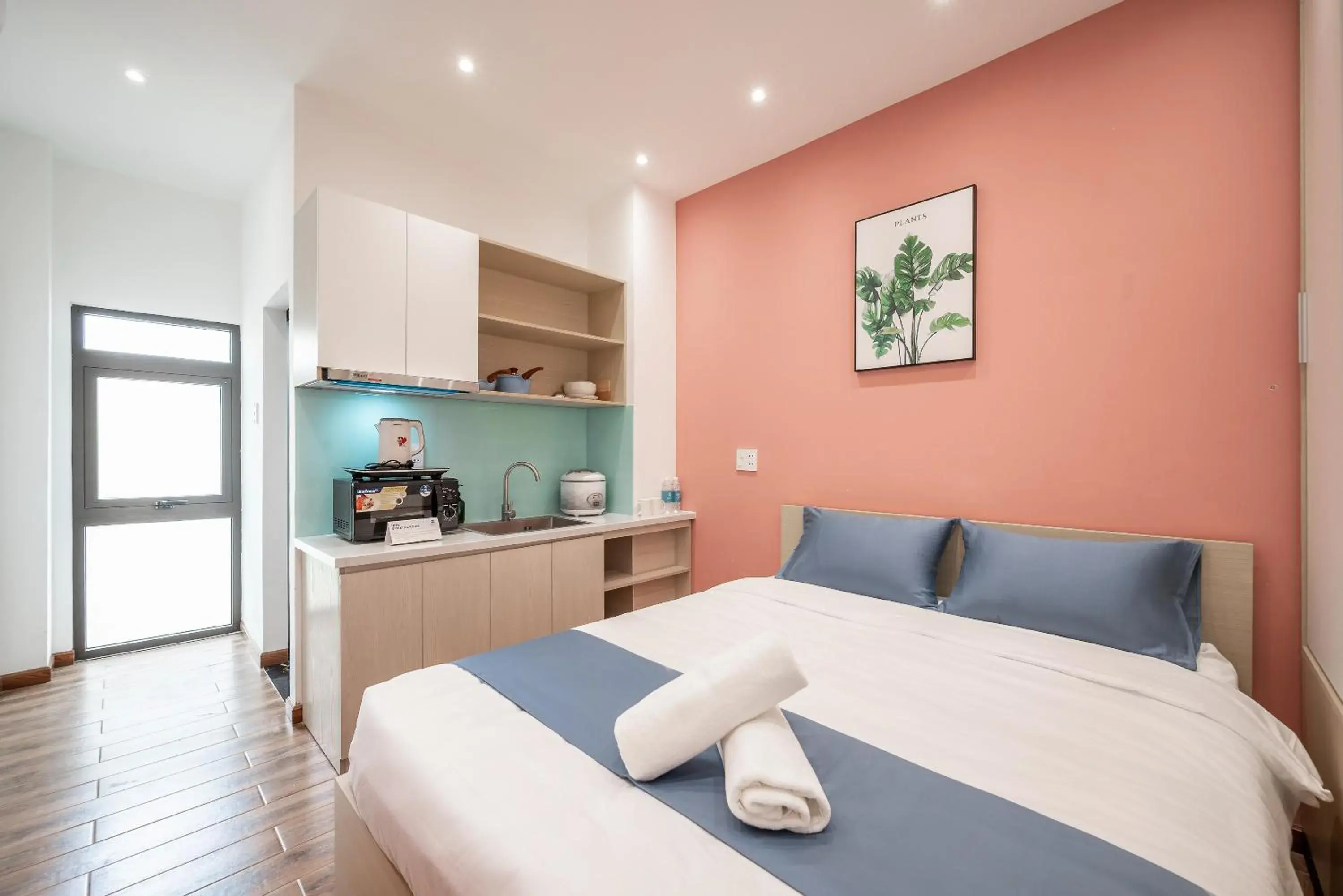 Bed in Cozrum Homes - Winter Corner Bed in Cozrum Homes - Winter Corner