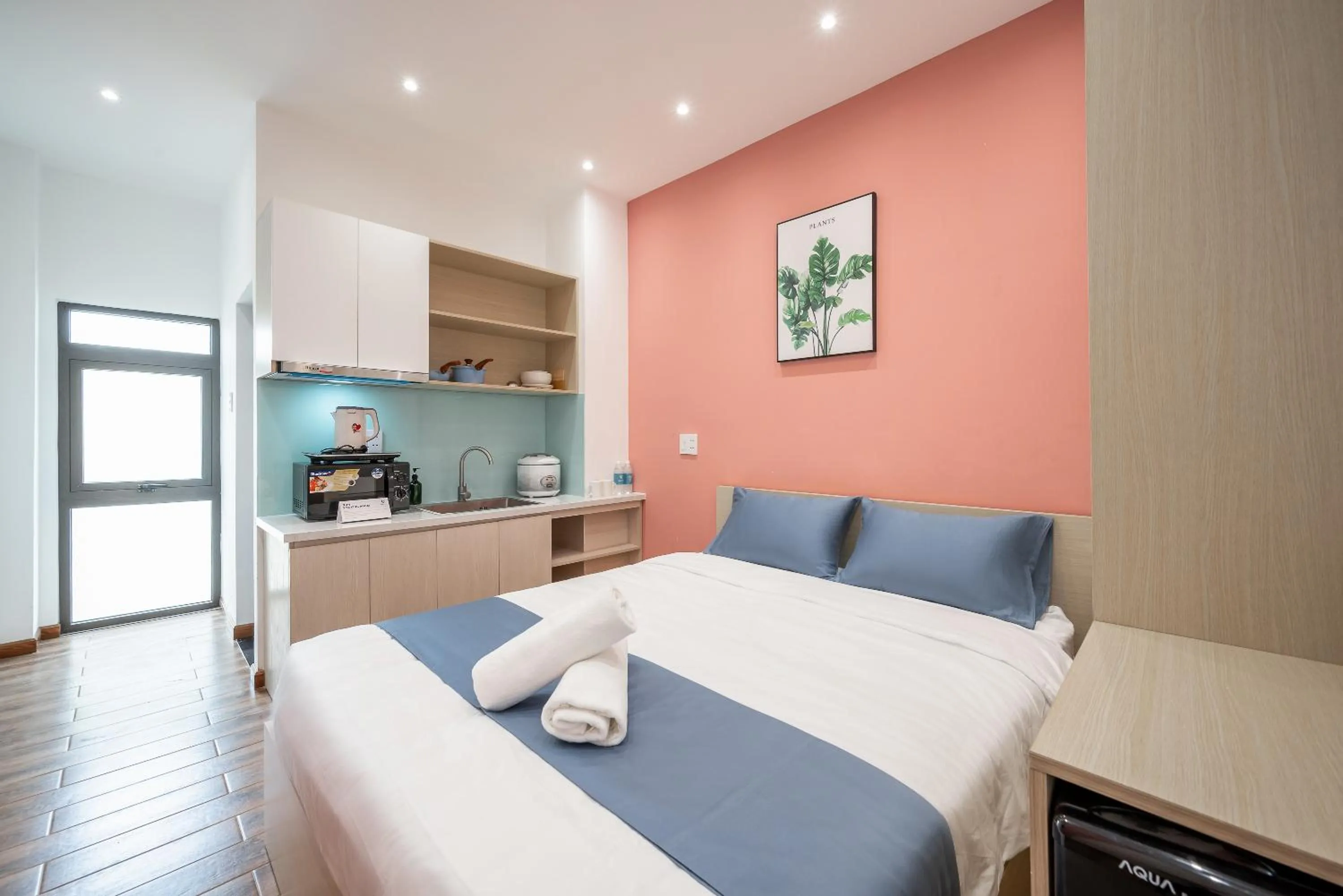 Bed in Cozrum Homes - Winter Corner