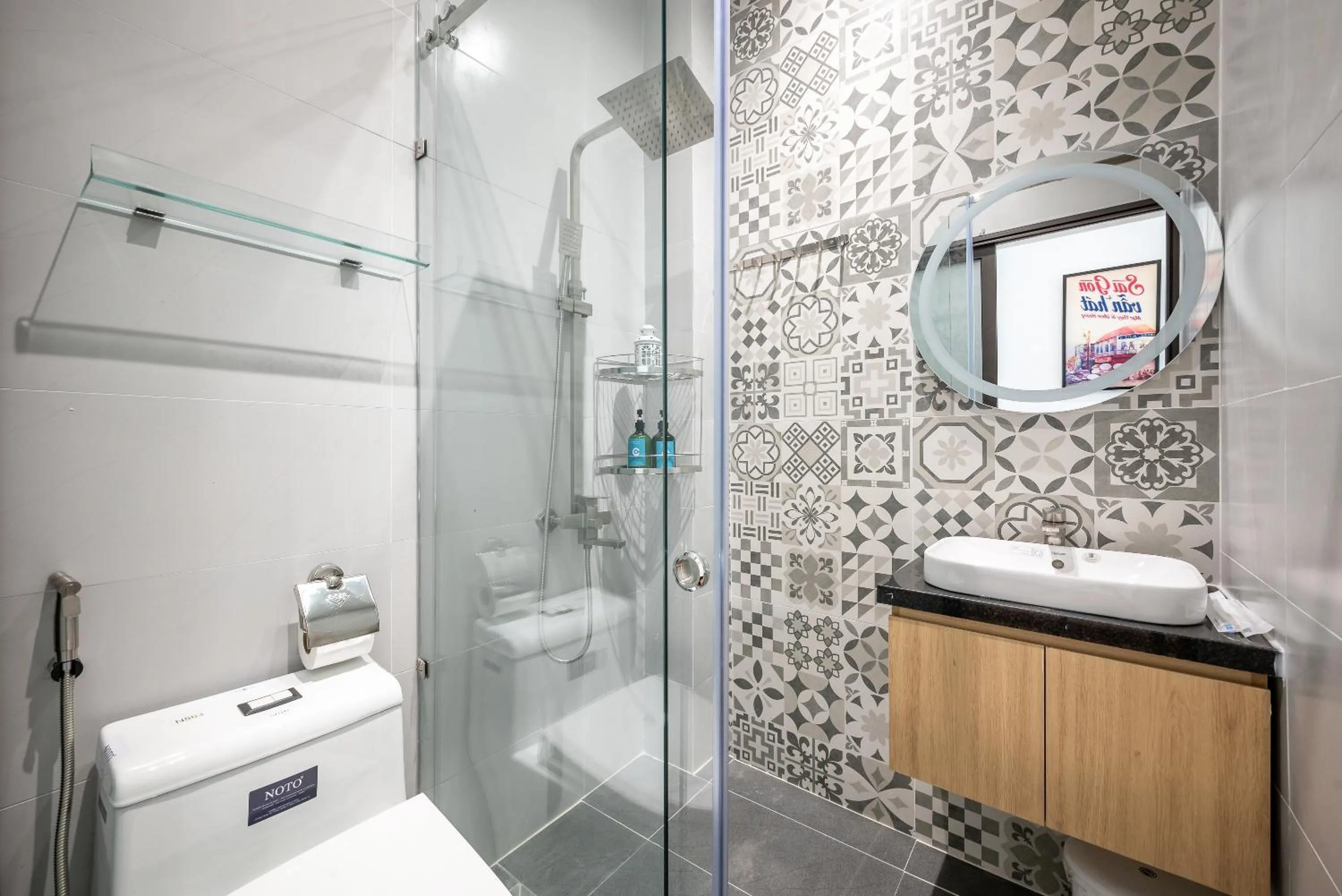 Shower in Cozrum Homes - Winter Corner