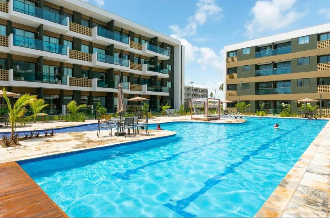 Pool view in Porto Beach Resort - Mana Beach Experience