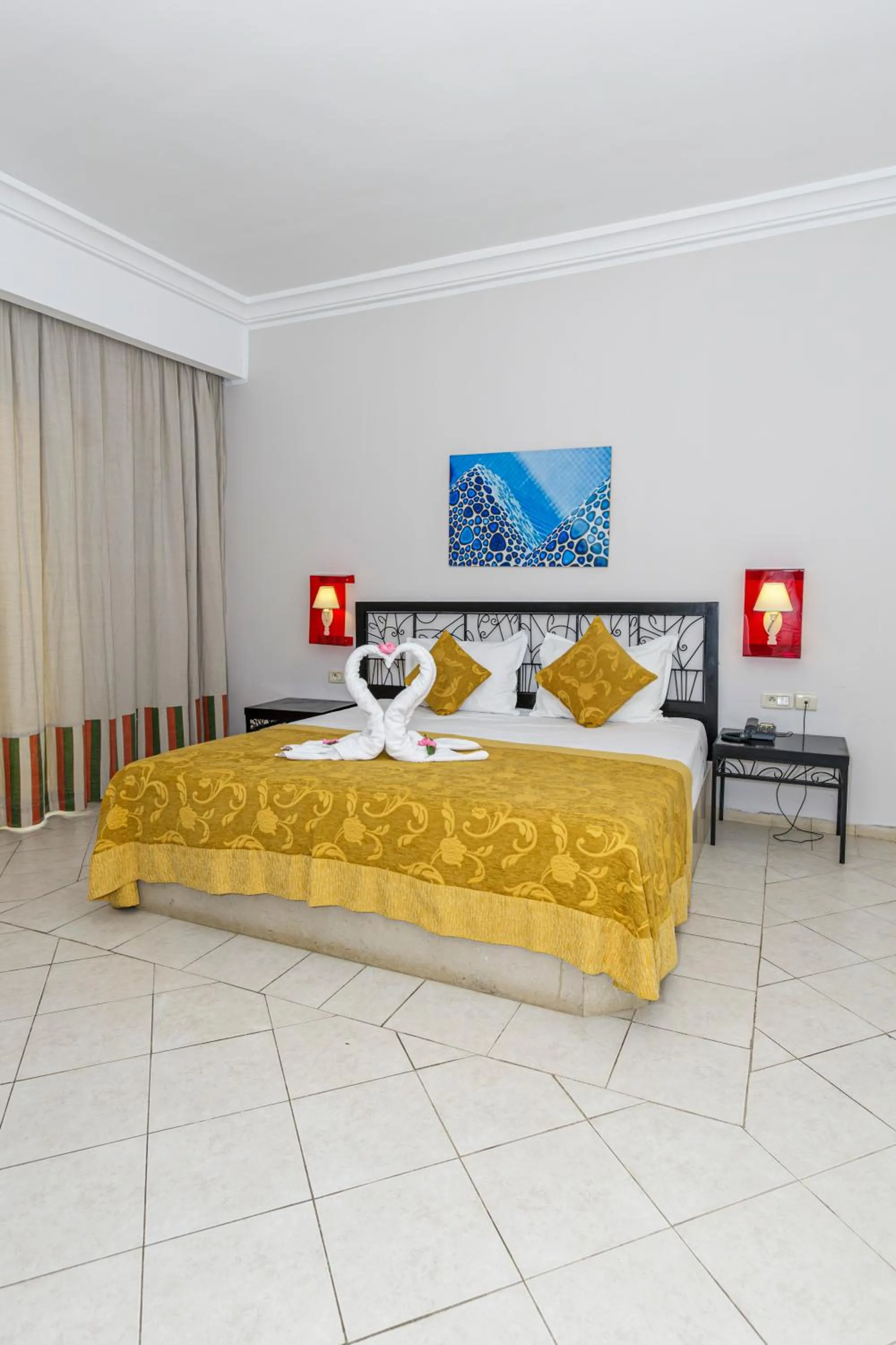 Bed in Le Petit Palais Djerba & Spa