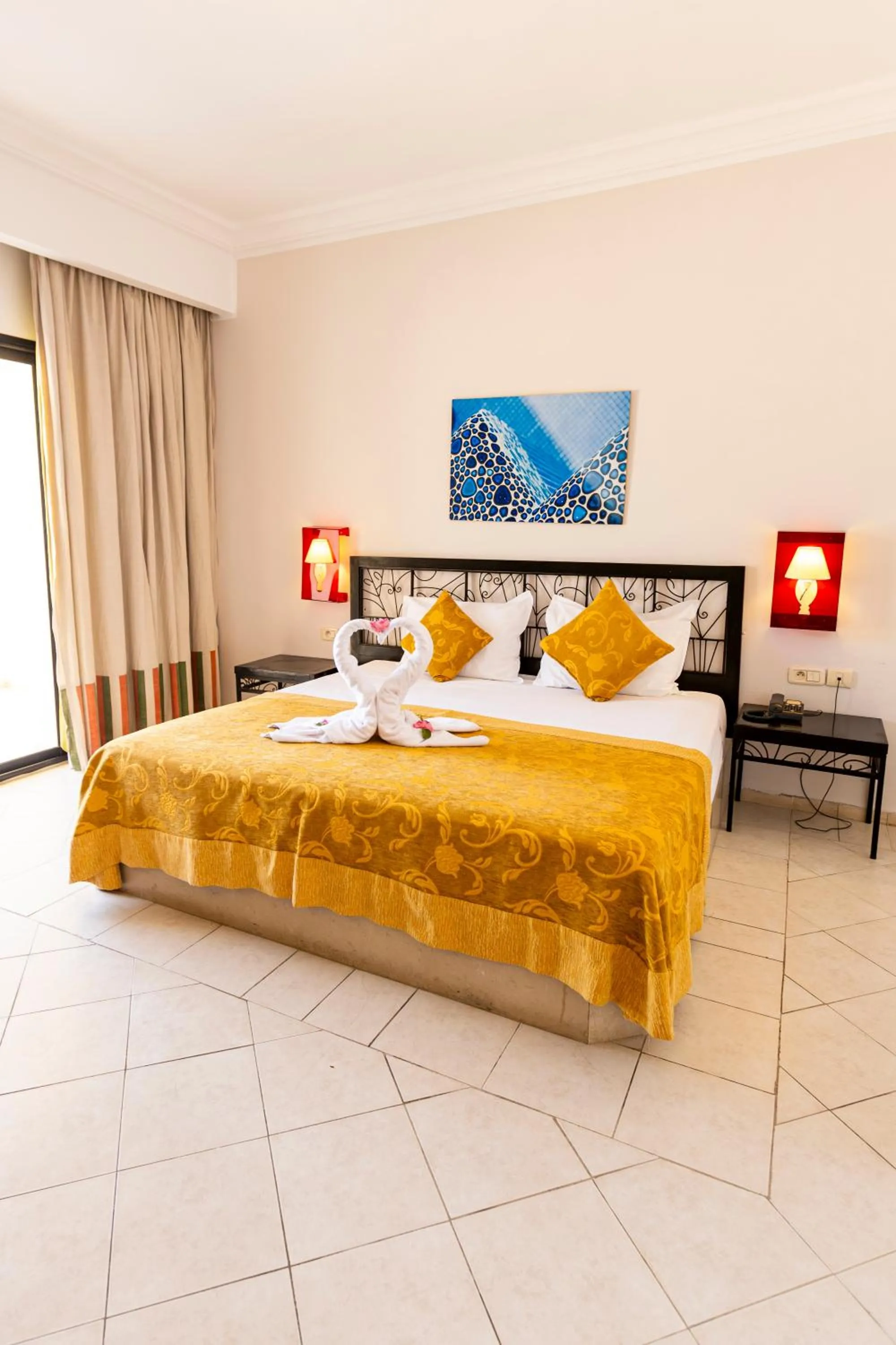 Bed in Le Petit Palais Djerba & Spa