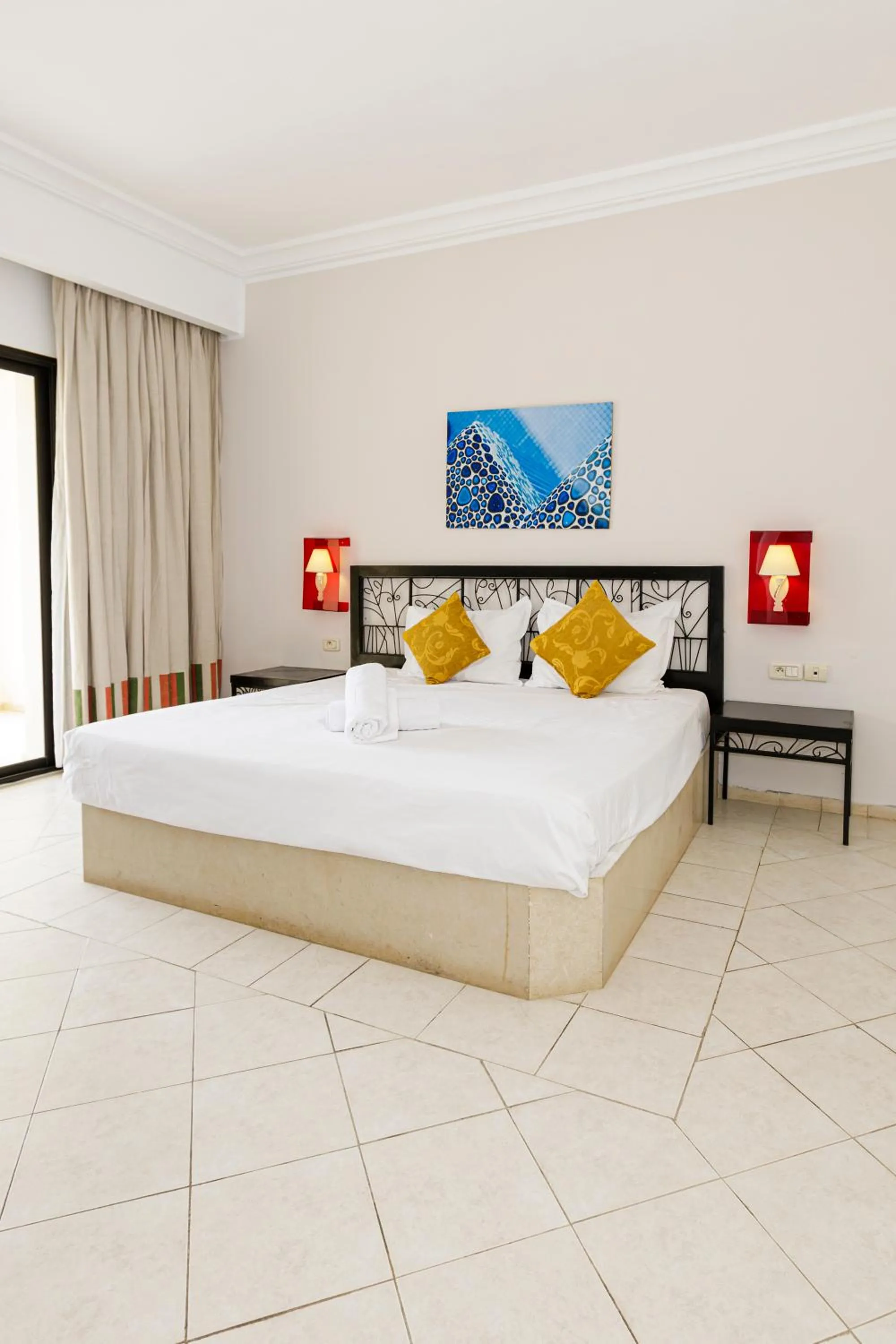 Bed in Le Petit Palais Djerba & Spa